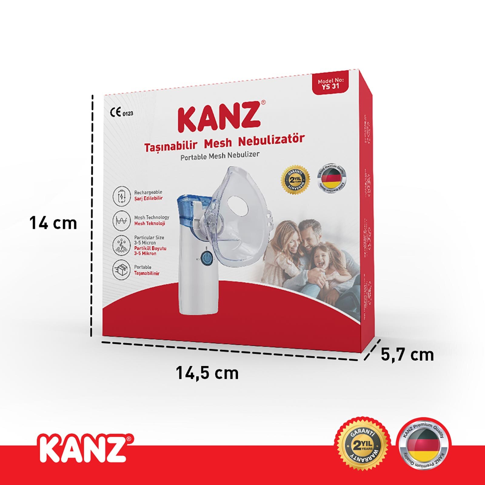 Taşınabilir Mesh Nebulizatör