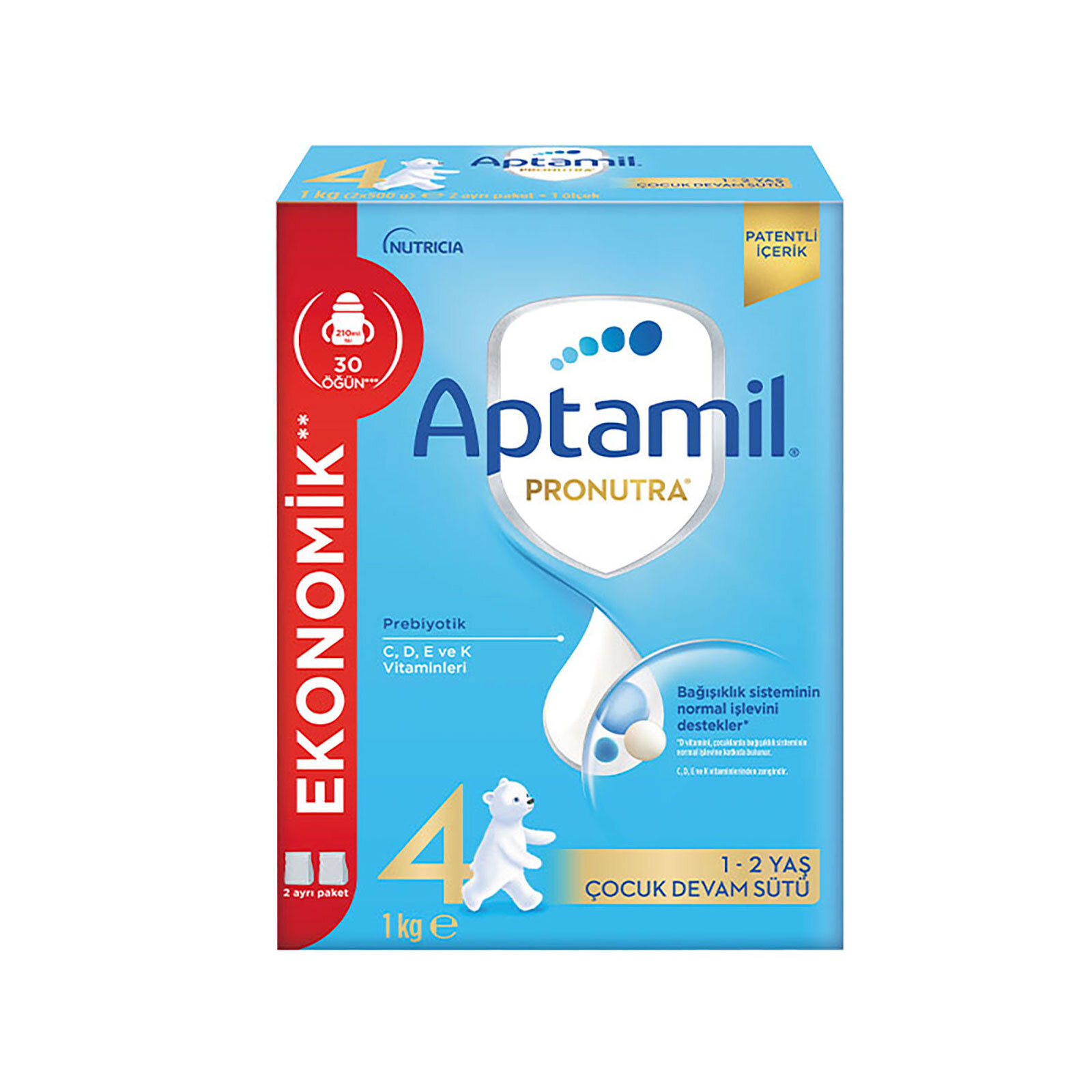 4 Çocuk Devam Sütü 1000 gr 1+ Yaş