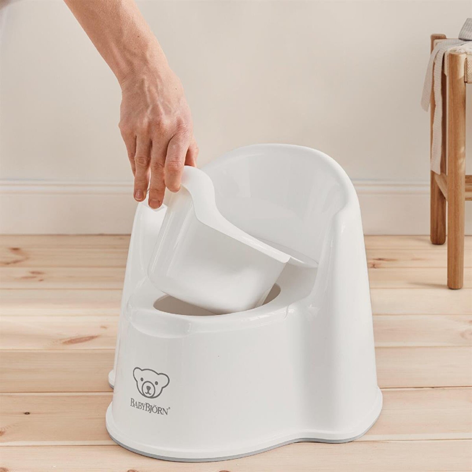 Eğitici Koltuk Oturak White Grey Eğitici Koltuk Oturak White Grey