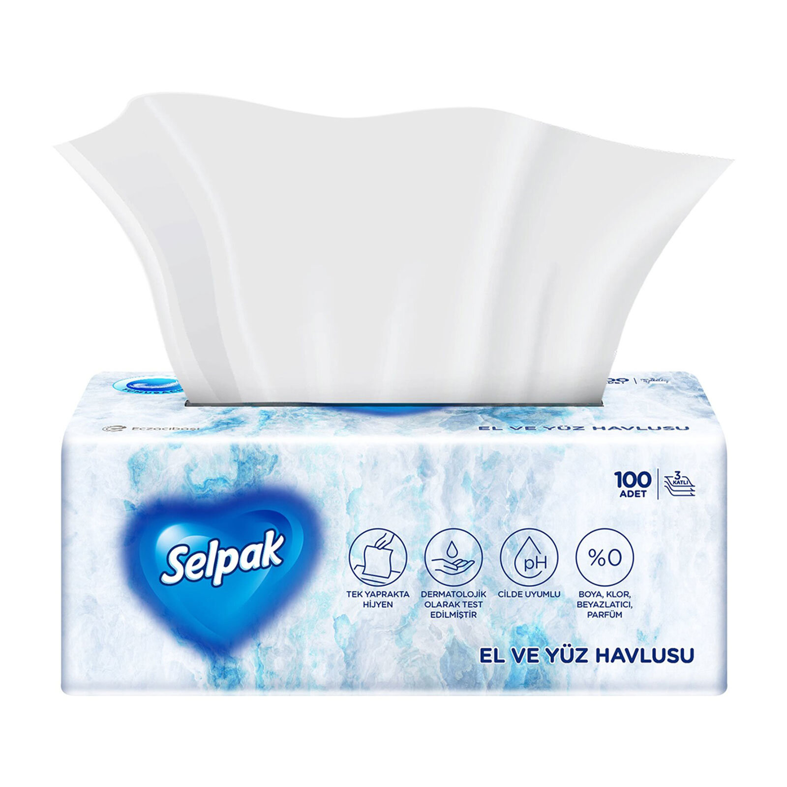 El Yüz Havlusu 100 Adet