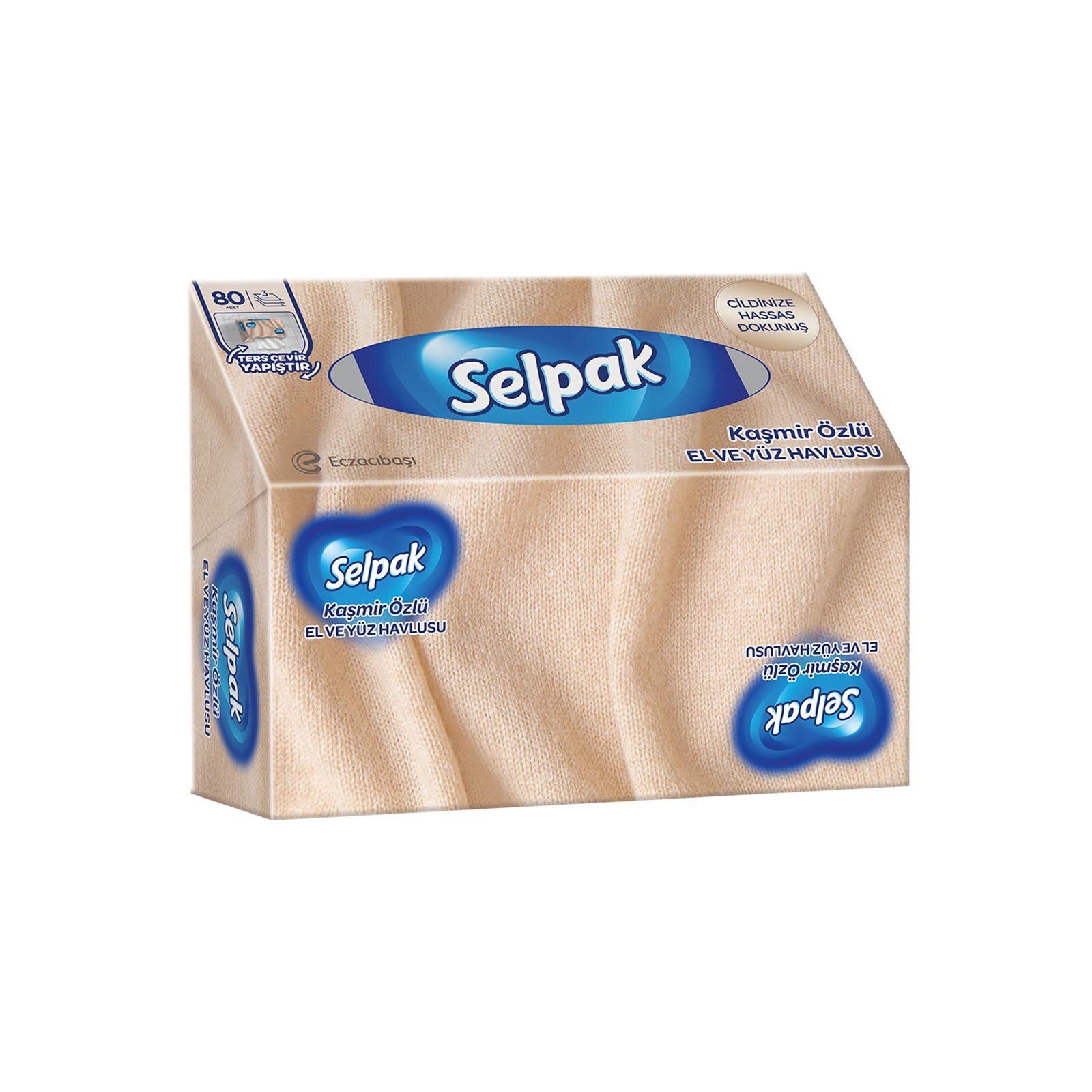 El Yüz Havlusu Kaşmir Özlü 80 Adet
