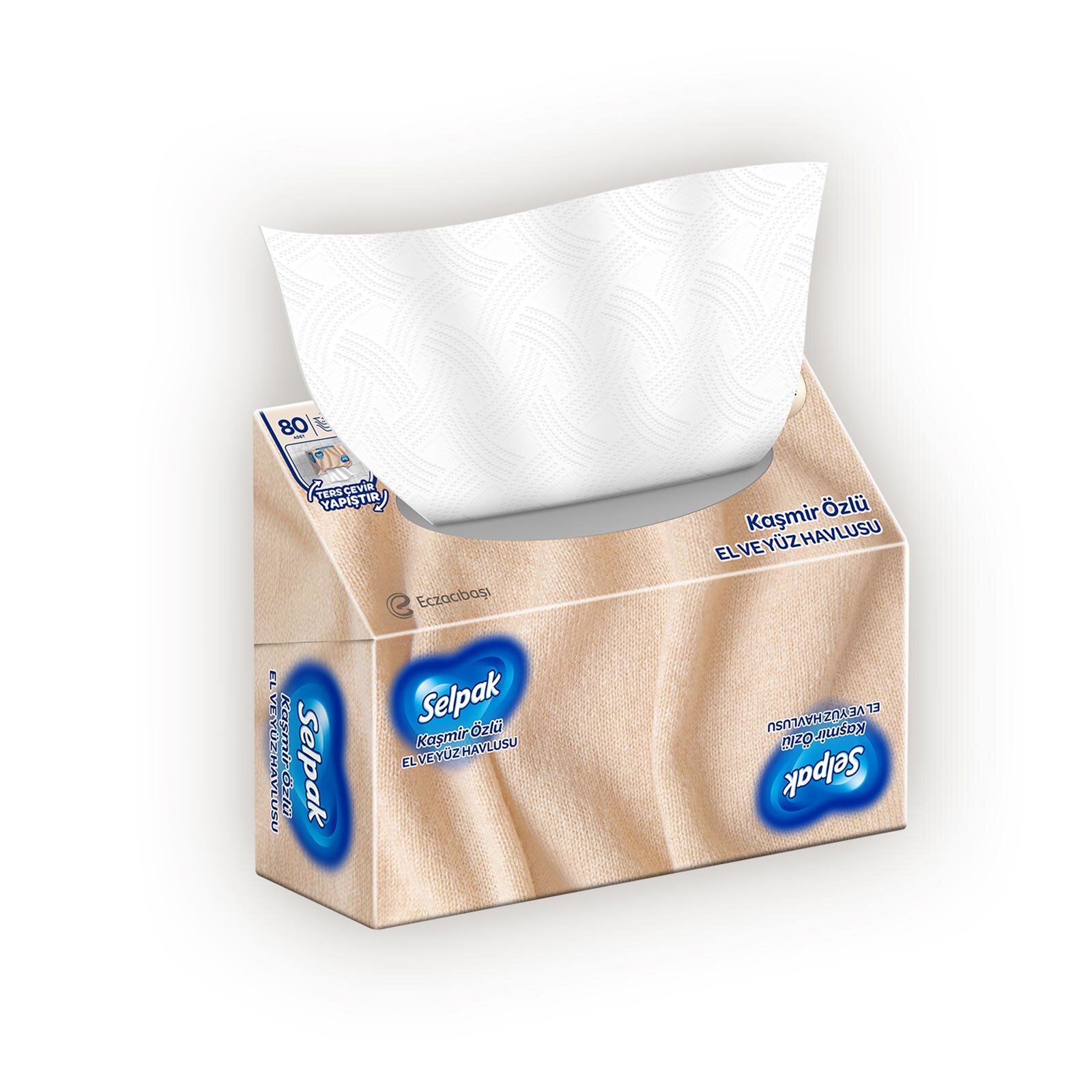 El Yüz Havlusu Kaşmir Özlü 80 Adet