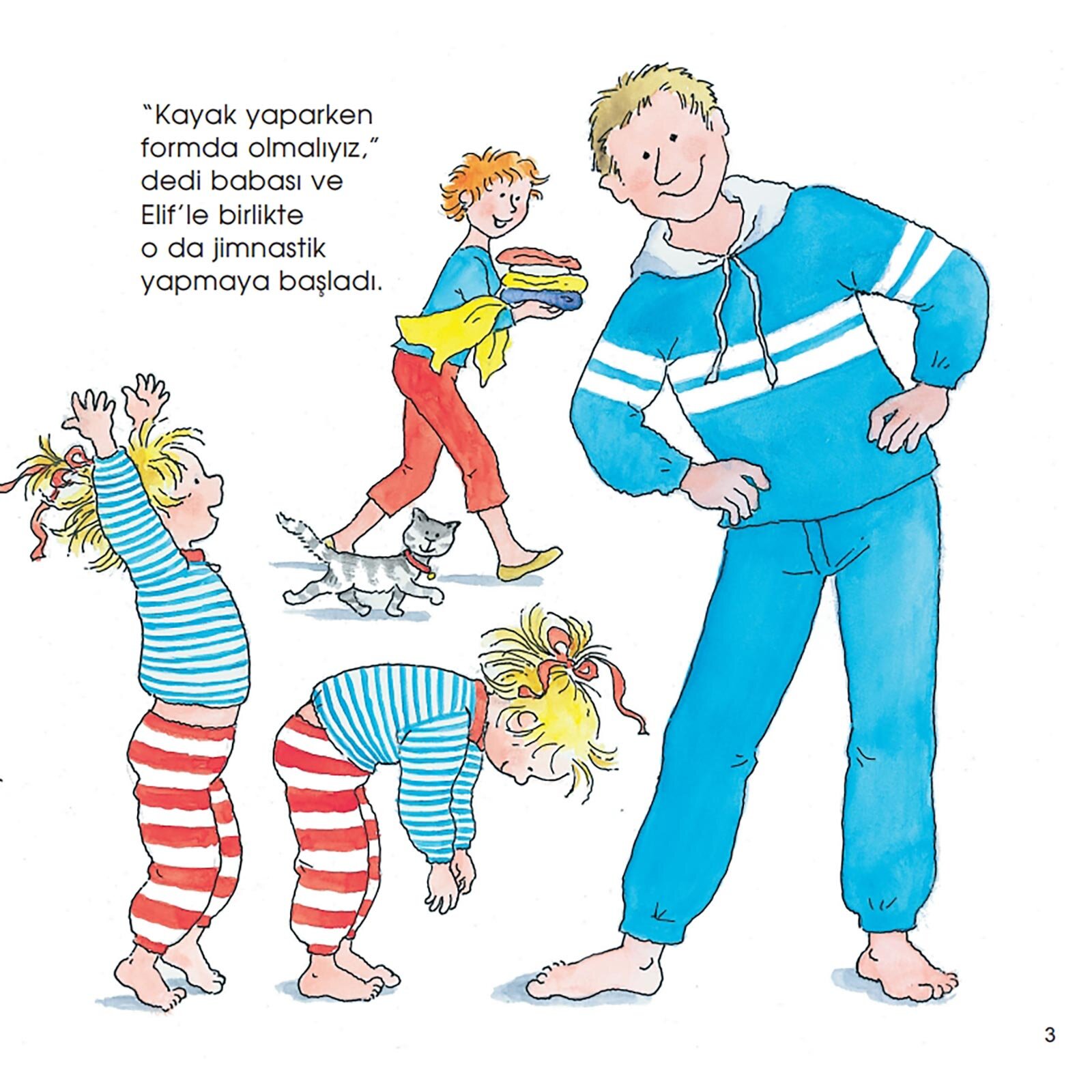 Elif Kayak Yapmayı Öğreniyor