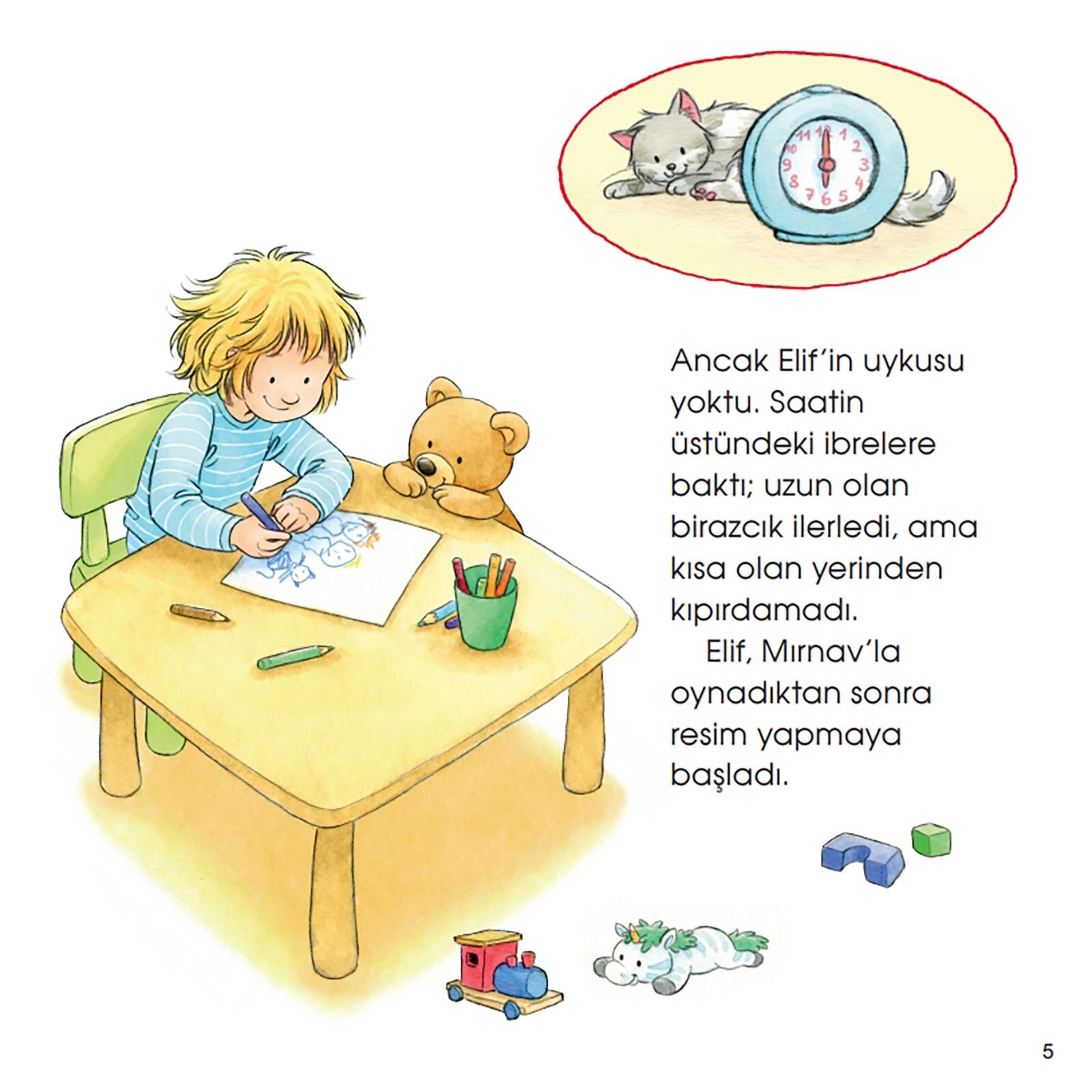 Elif Saatleri Öğreniyor