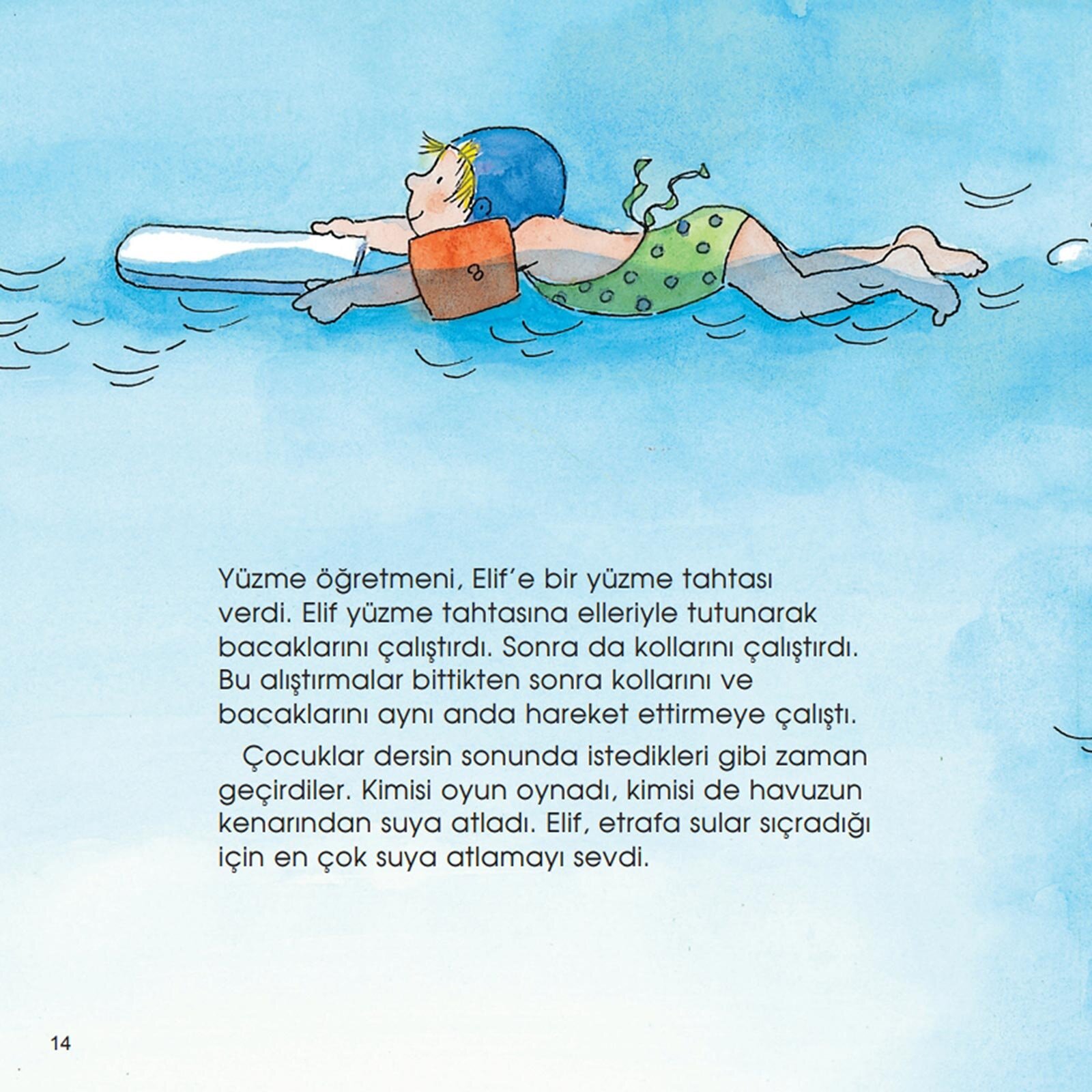 Elif Yüzme Öğreniyor Elif Yüzme Öğreniyor