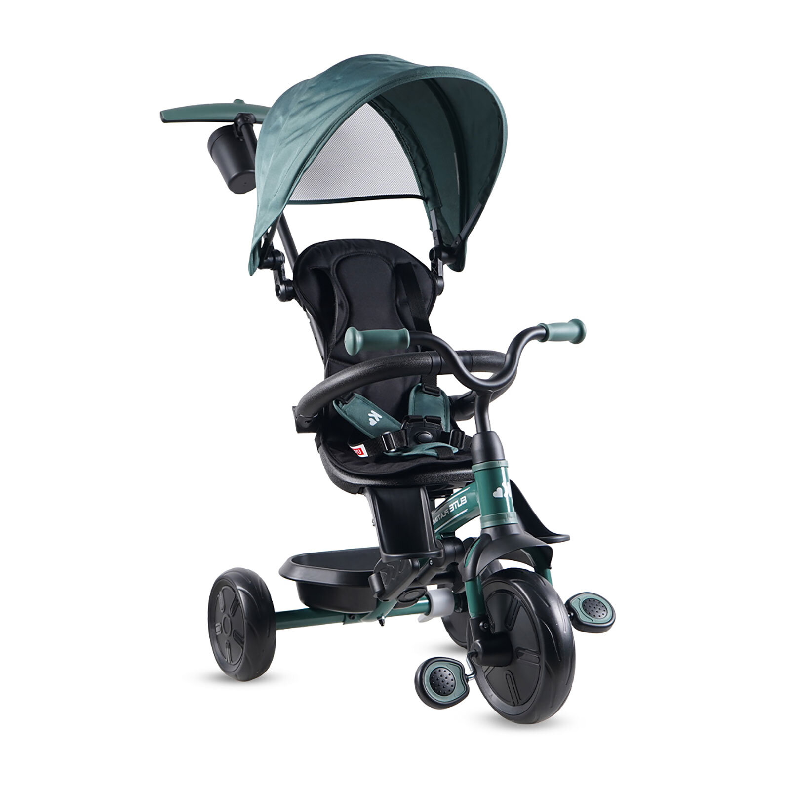 Elite Platinum-Green 3 tekerlekli bisiklet