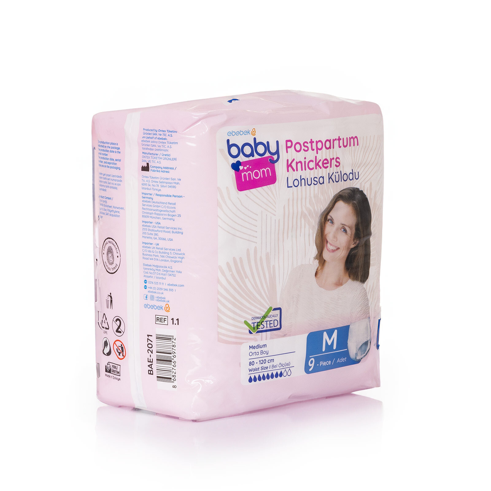 Emici Külot Orta Medium 9 Adet