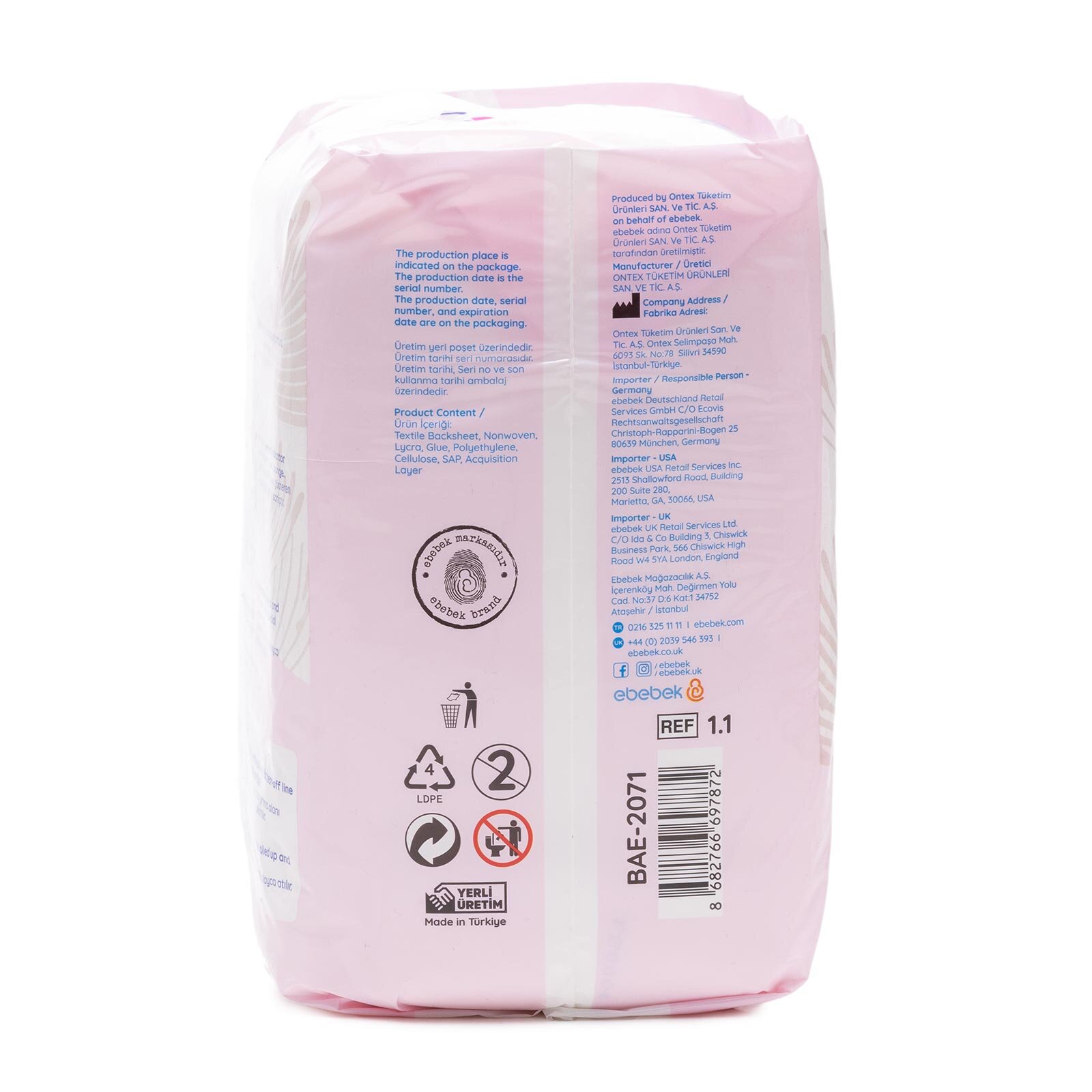 Emici Külot Orta Medium 9 Adet