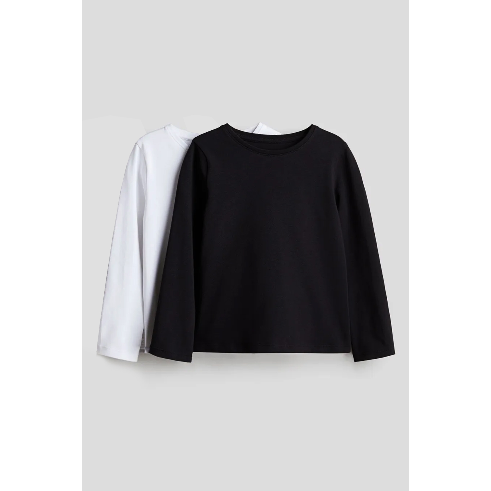 2li Uzun Kollu ve Pamuklu Siyah-Beyaz Üst 2li Uzun Kollu ve Pamuklu Siyah-Beyaz Üst