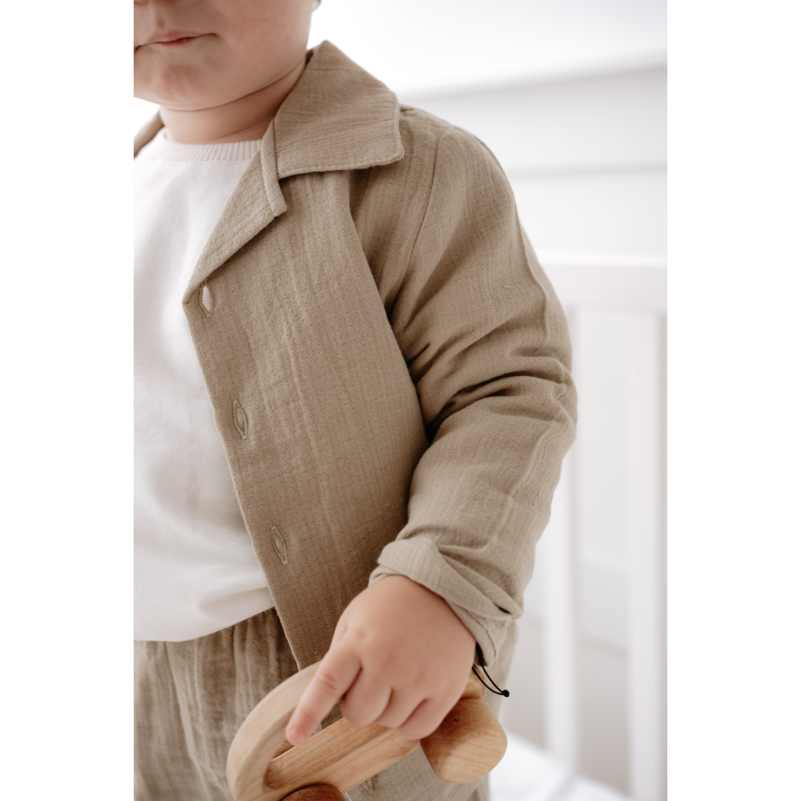 %100 Pamuk Müslin Bohem Gömlekli Takım