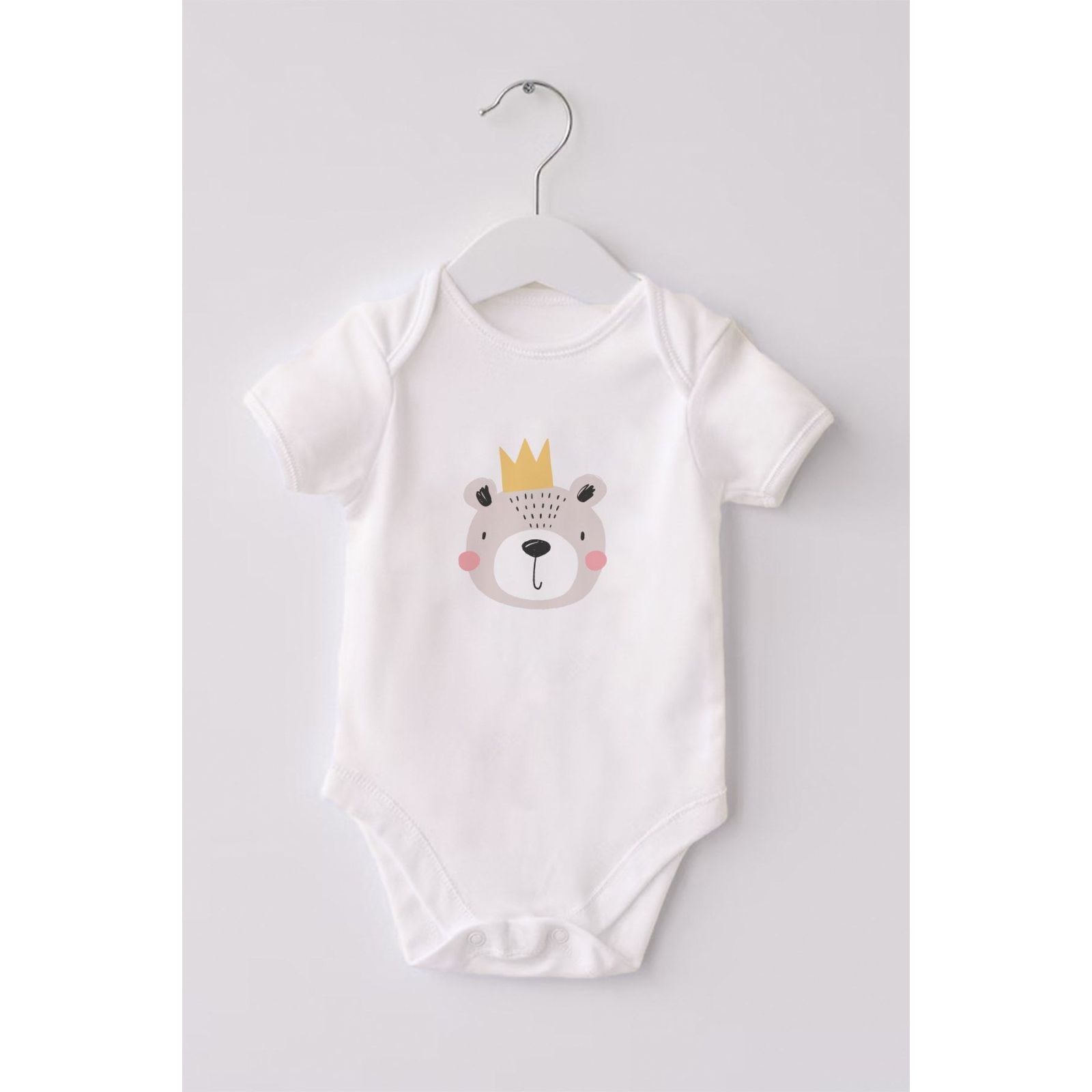 %100 Organik Pamuk 3lü Baskılı Kısa Kollu Bebek Body Kaplan %100 Organik Pamuk 3lü Baskılı Kısa Kollu Bebek Body Kaplan