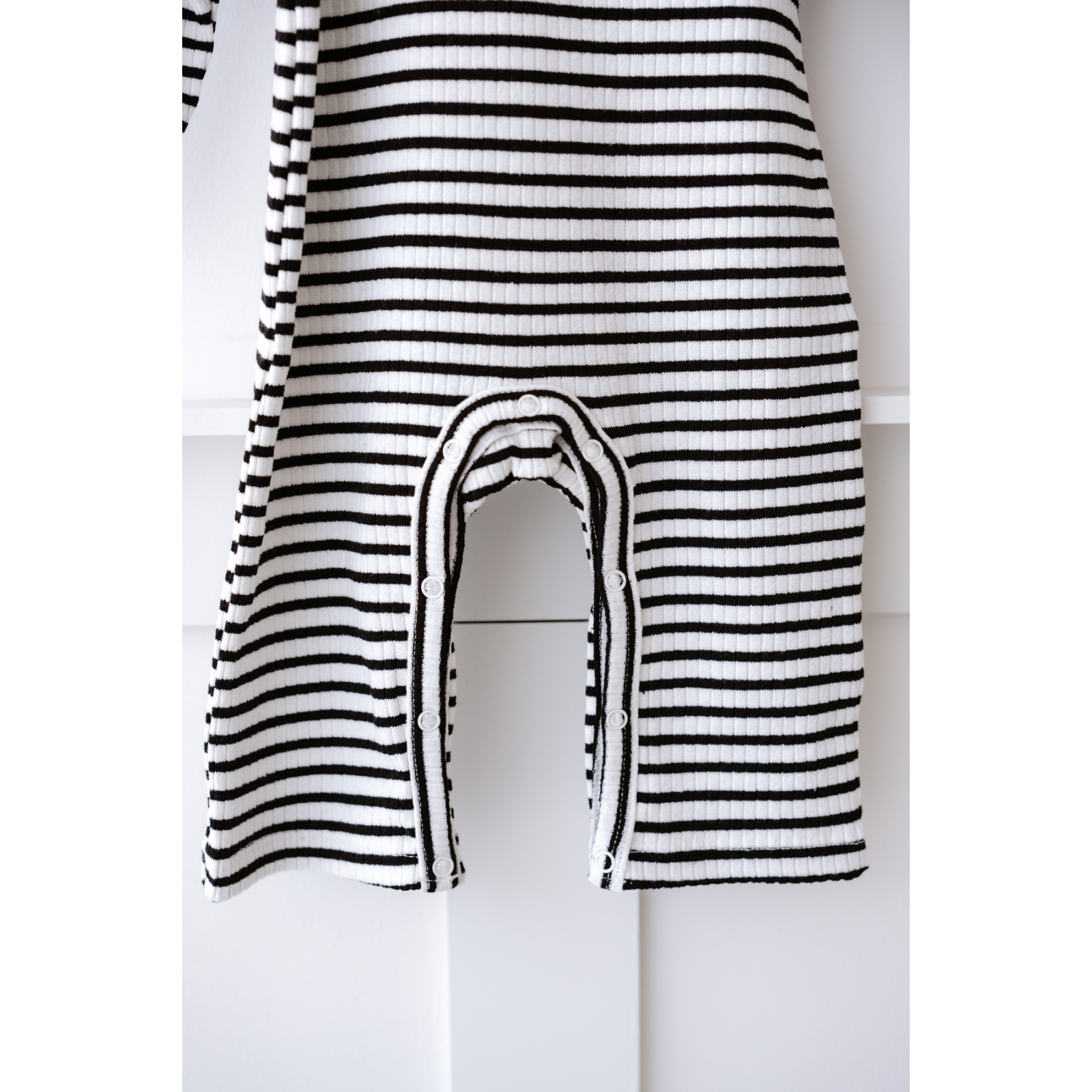 %100 Pamuk Uzun Kollu Altdan Çıtçıtlı Bebek Tulum