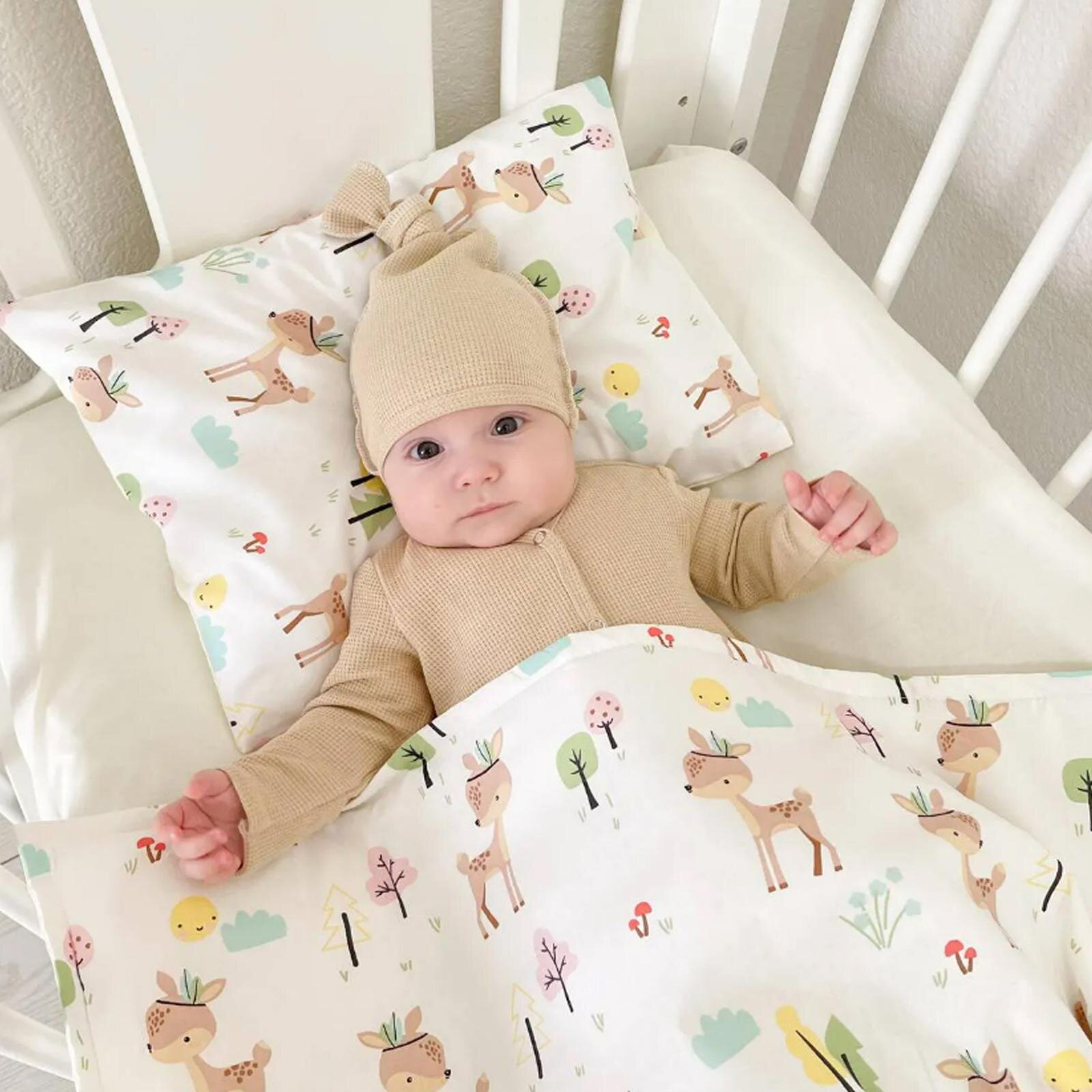 Ceylanlı 60x120 - 80x130 - 70x140 cm Uyumlu Bebek Nevresim Takımı