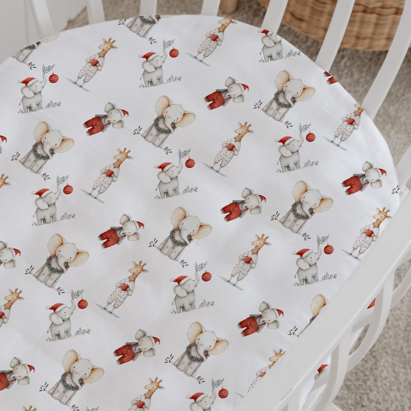 %100 Pamuklu Poplin Anne Yanı Beşik Nevresim Seti - Sevimli Kış Masalı %100 Pamuklu Poplin Anne Yanı Beşik Nevresim Seti - Sevimli Kış Masalı