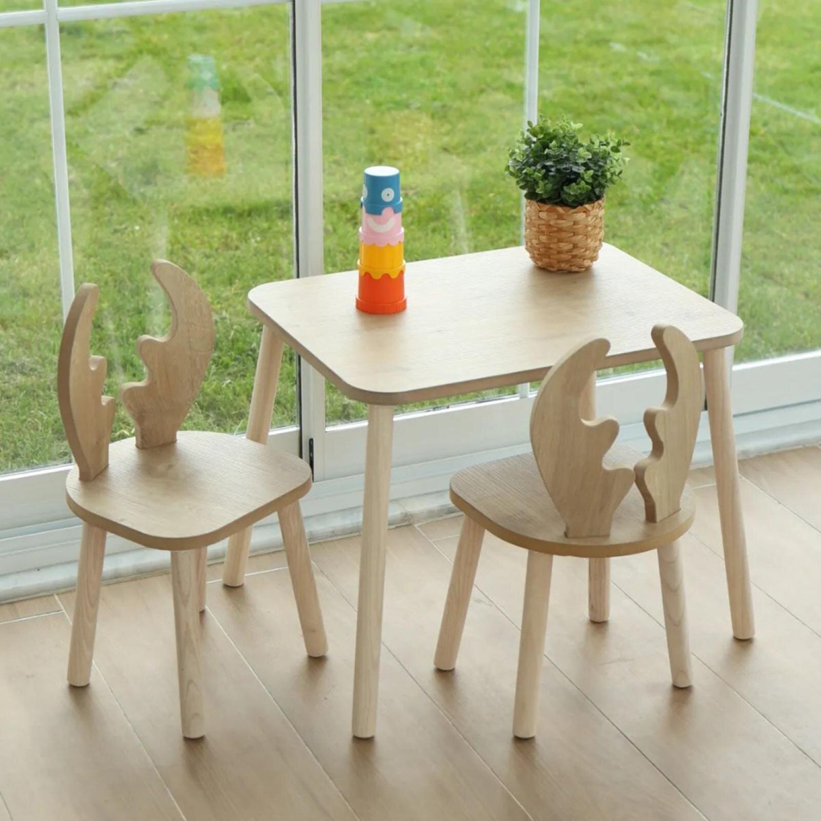 Deer Çocuk Masası ve 2 Sandalye