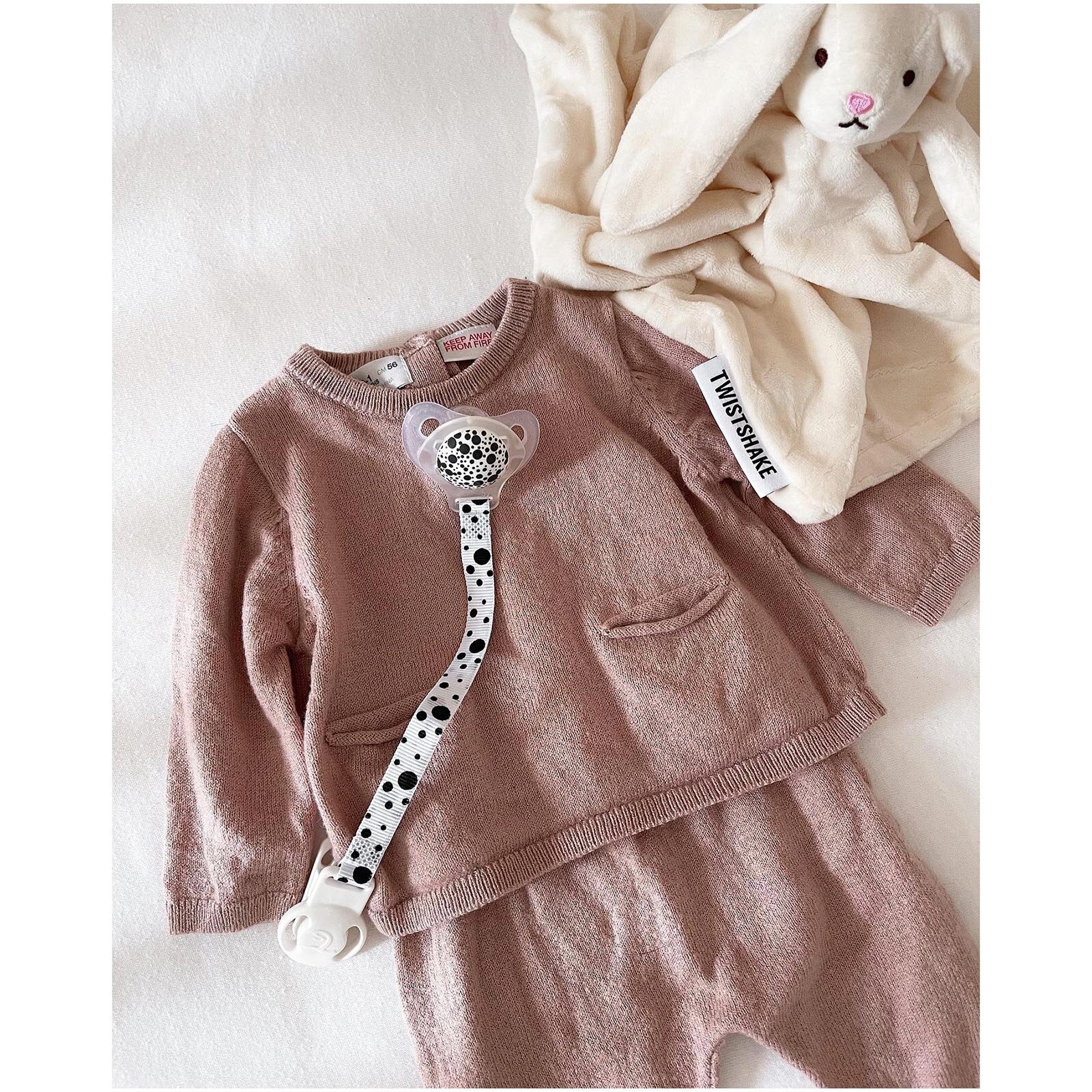 Emzik Askısı Siyah-Beyaz