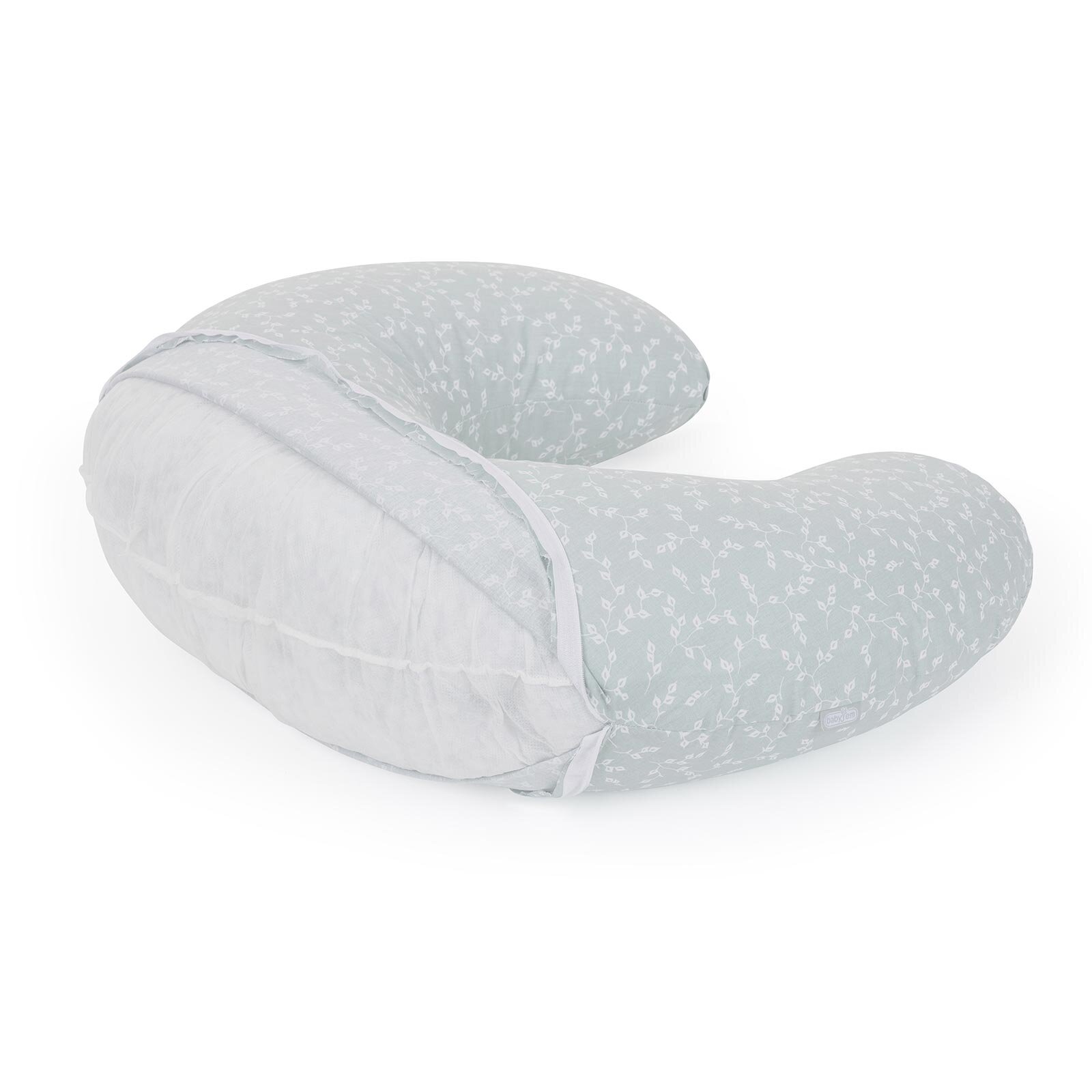 Emzirme ve Destek Minderi - Yeşil Çiçek