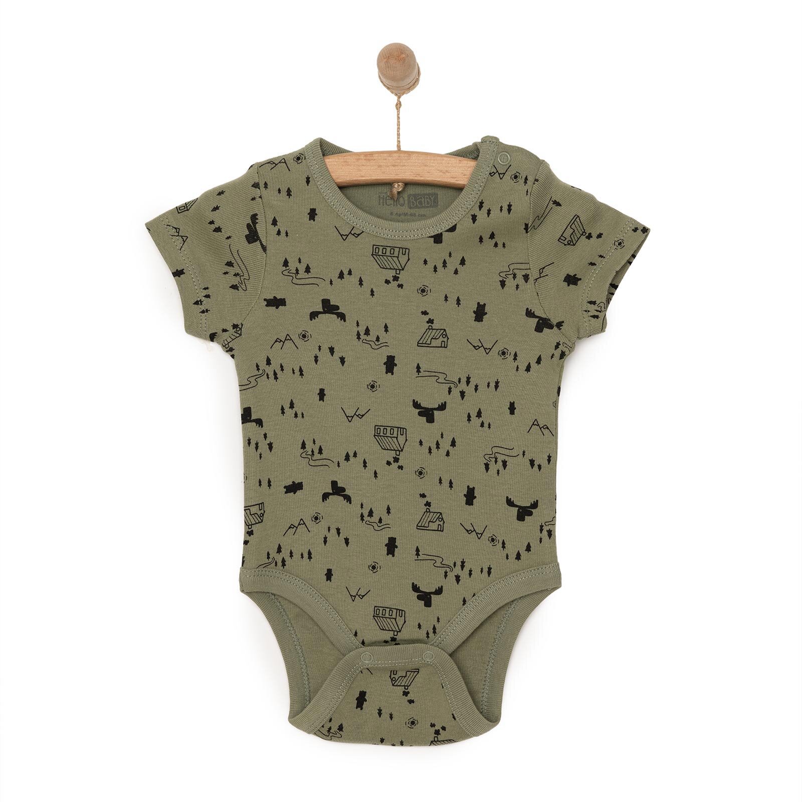 Erkek 2li Kısa Kol Body Erkek Bebek