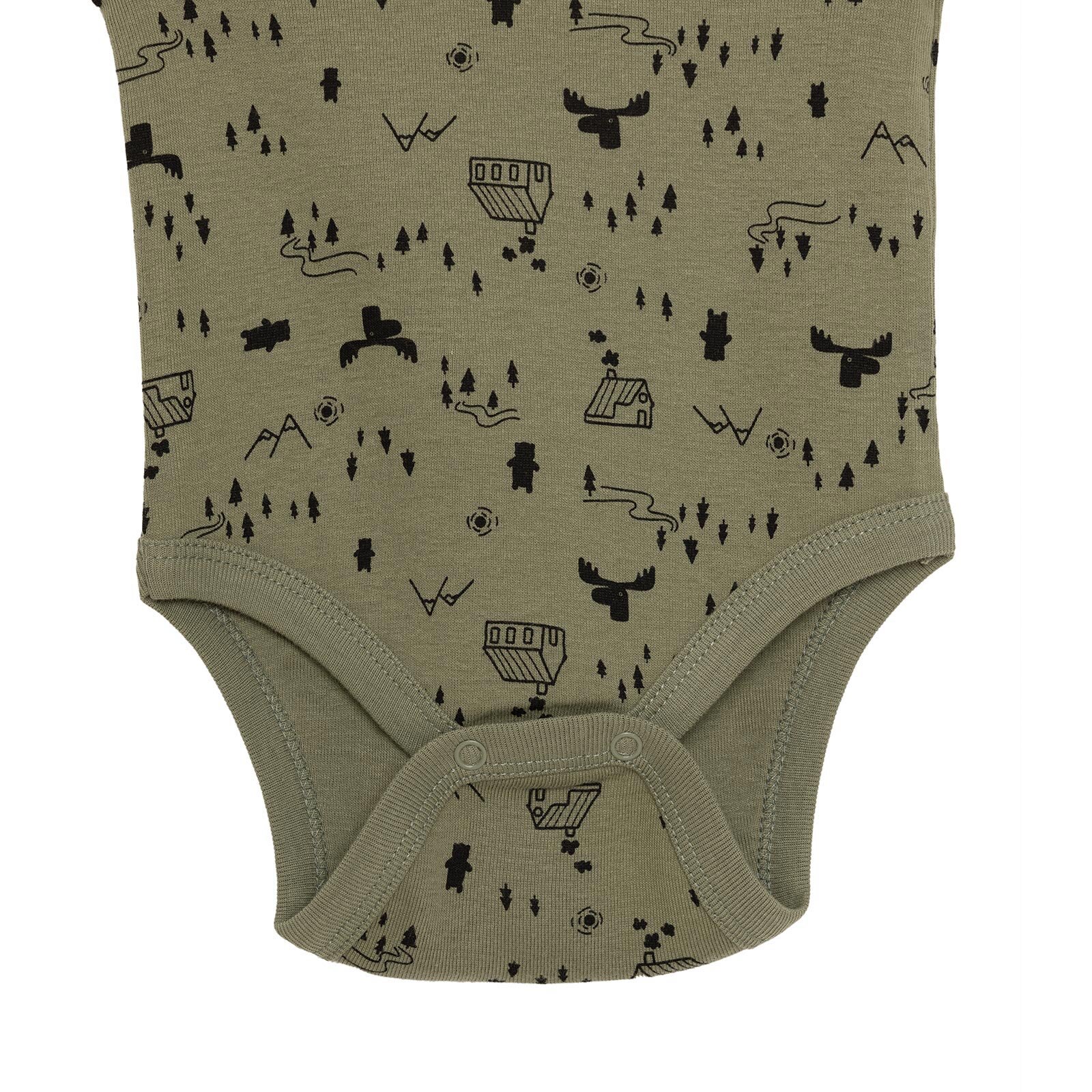 Erkek 2li Kısa Kol Body Erkek Bebek