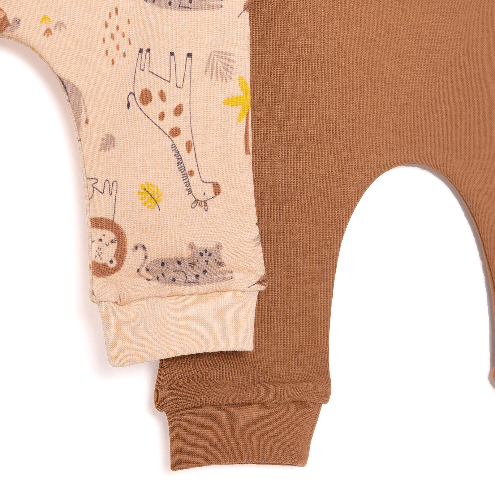 Erkek Bebek Yenidoğan 2'li Patiksiz Alt %100 Pamuk