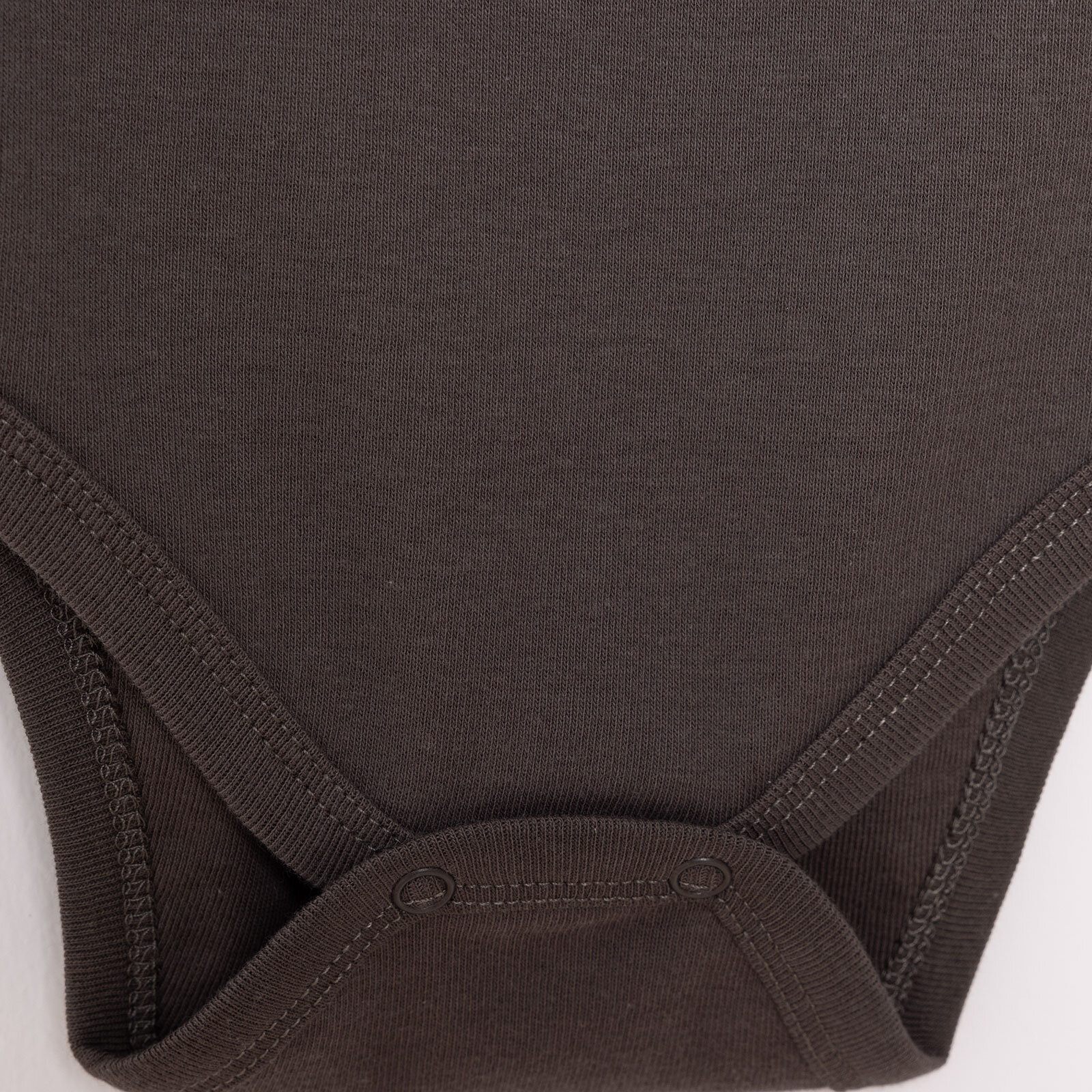 Erkek Bebek Body Hayvan Desenli Çıtçıtlı Zıbın Uzun Kol Koyu Gri