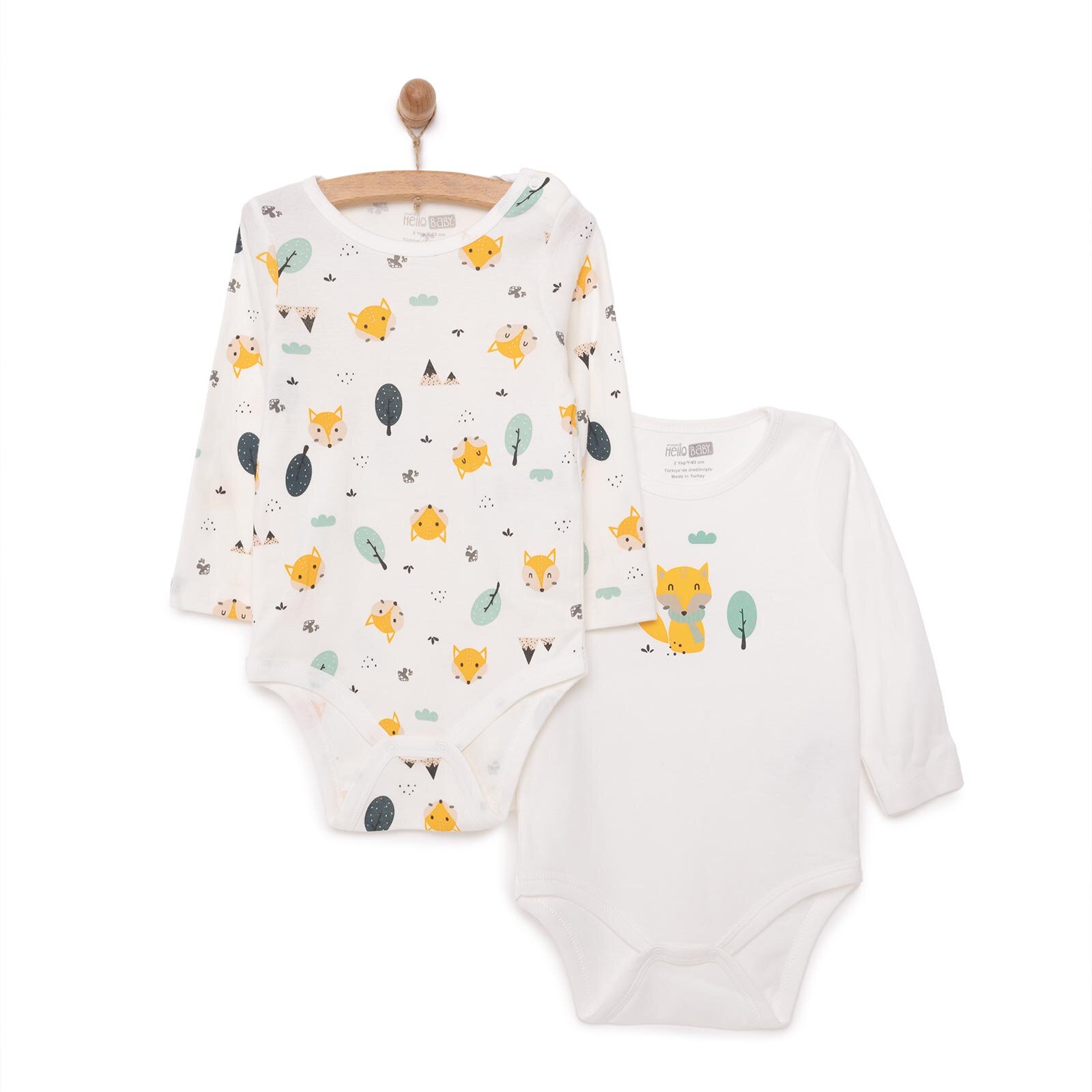 Erkek 2li Uzun Kol Body Erkek Bebek