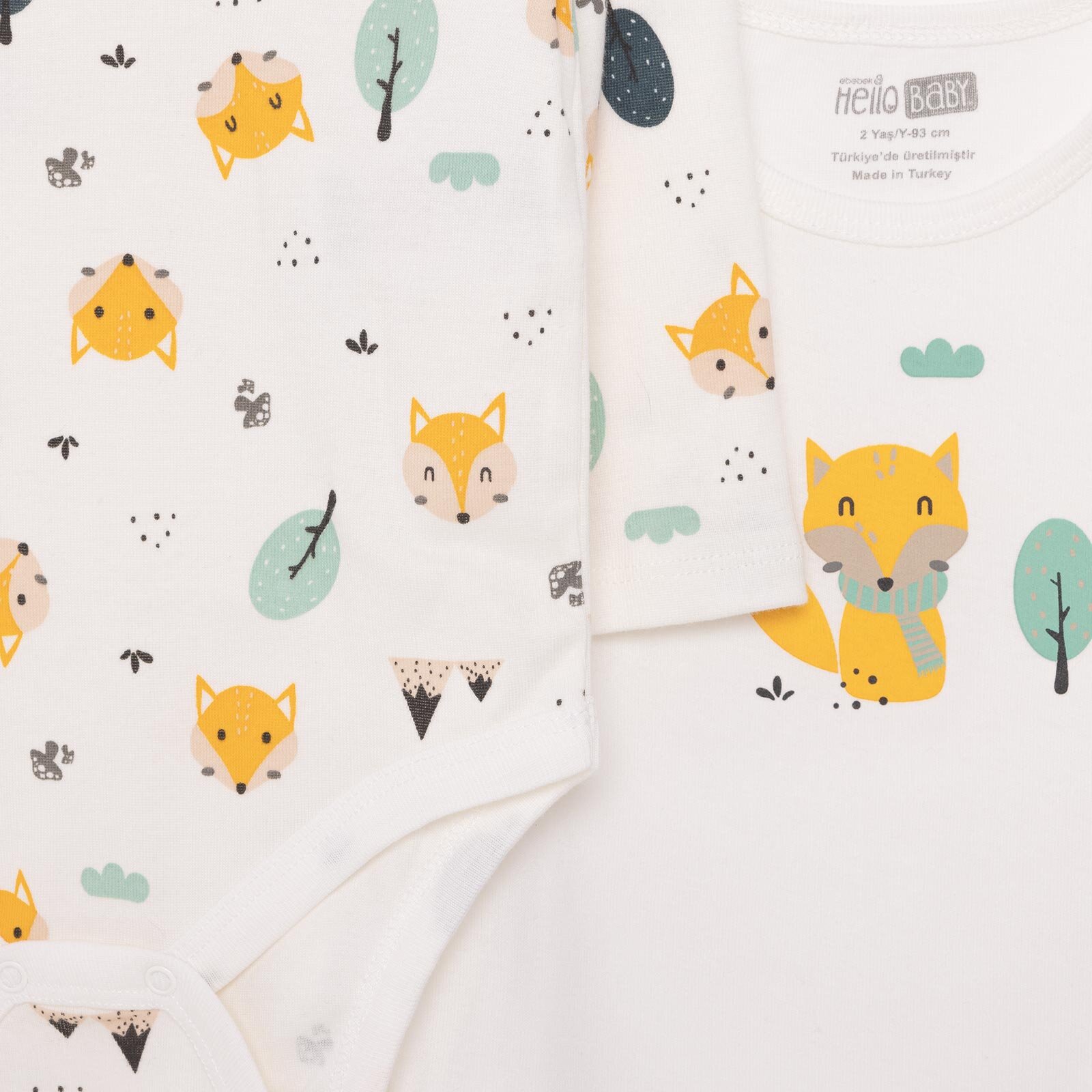 Erkek 2li Uzun Kol Body Erkek Bebek