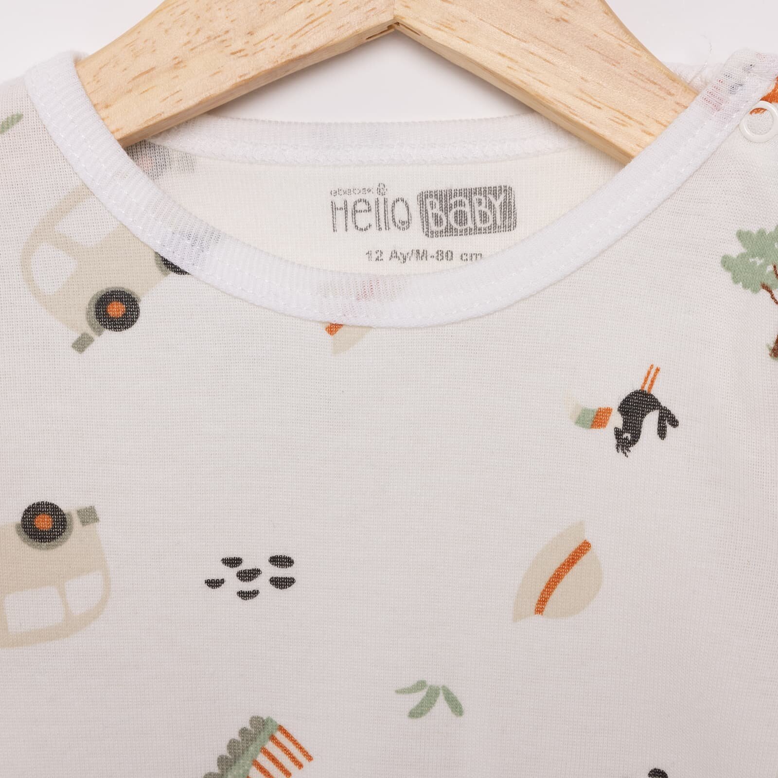 Erkek 2li Uzun Kol Body Erkek Bebek