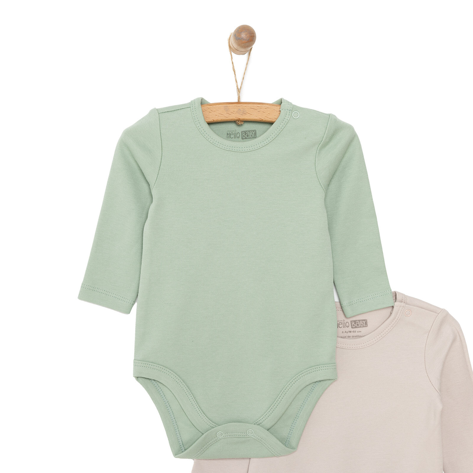 Erkek 2li Uzun Kol Body Erkek Bebek