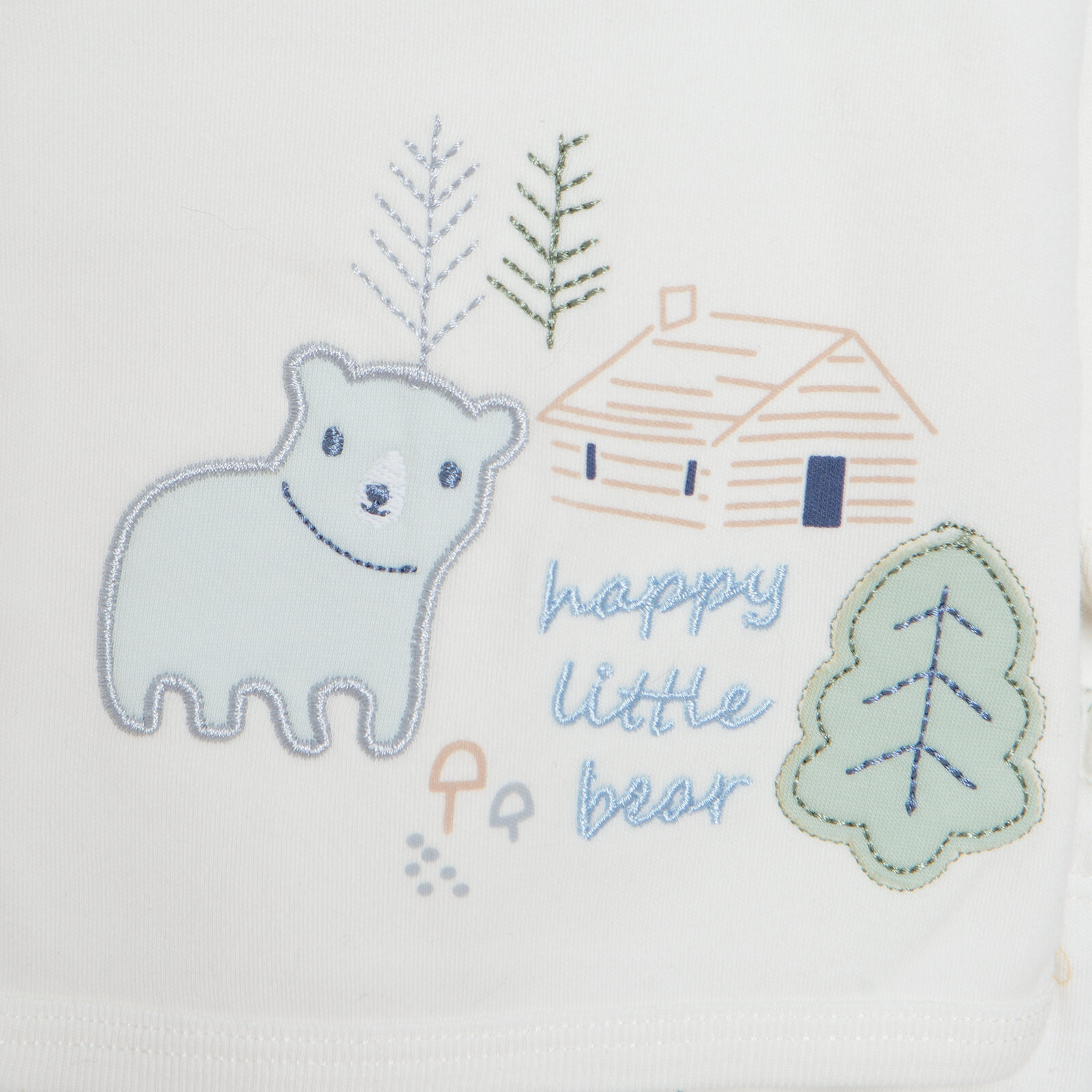 Erkek Bebek Yenidoğan 5li Askı Hastane Çıkışı Zarf Yaka Uzun Kol Patikli Paça