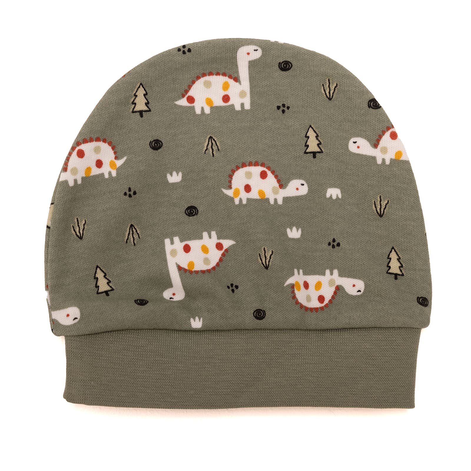 Erkek Bebek Yenidoğan 5'li Askı Hastane Çıkışı Çıtçıtlı Zarf Yaka Uzun Kol Yeşil