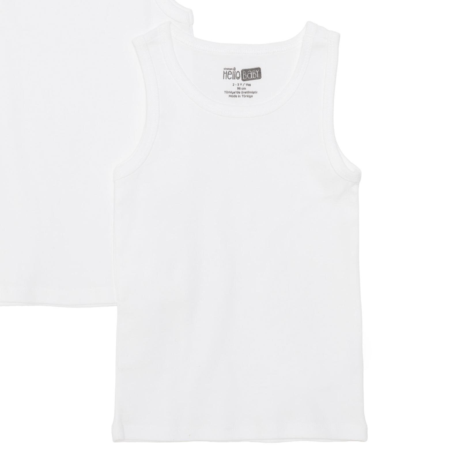 Erkek Bebek 2li Atlet Bisiklet Yaka Atlet Kol Erkek Bebek 2li Atlet Bisiklet Yaka Atlet Kol