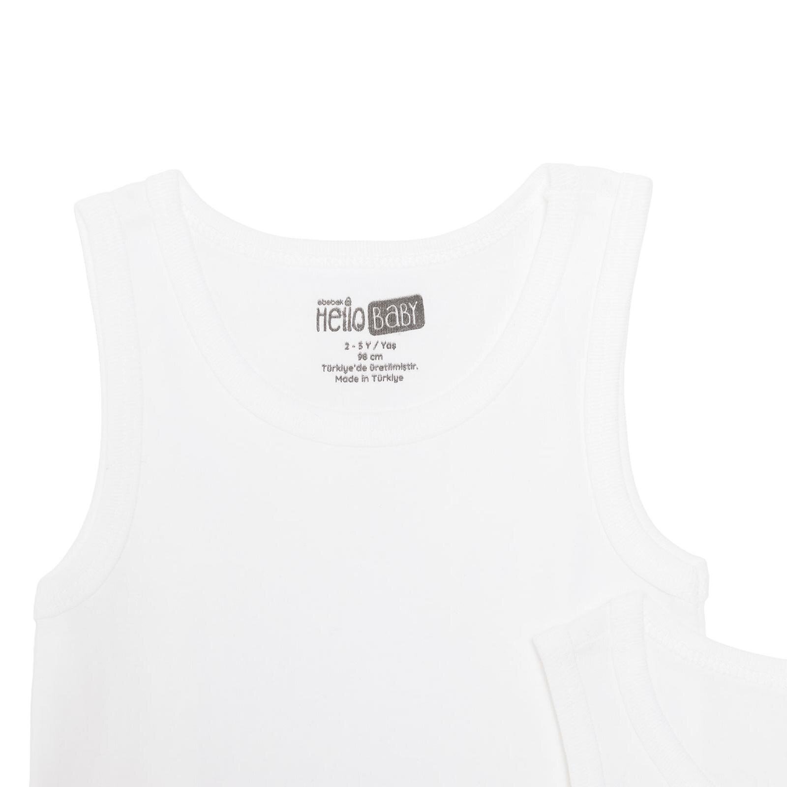 Erkek Bebek 2li Atlet Bisiklet Yaka Atlet Kol Erkek Bebek 2li Atlet Bisiklet Yaka Atlet Kol