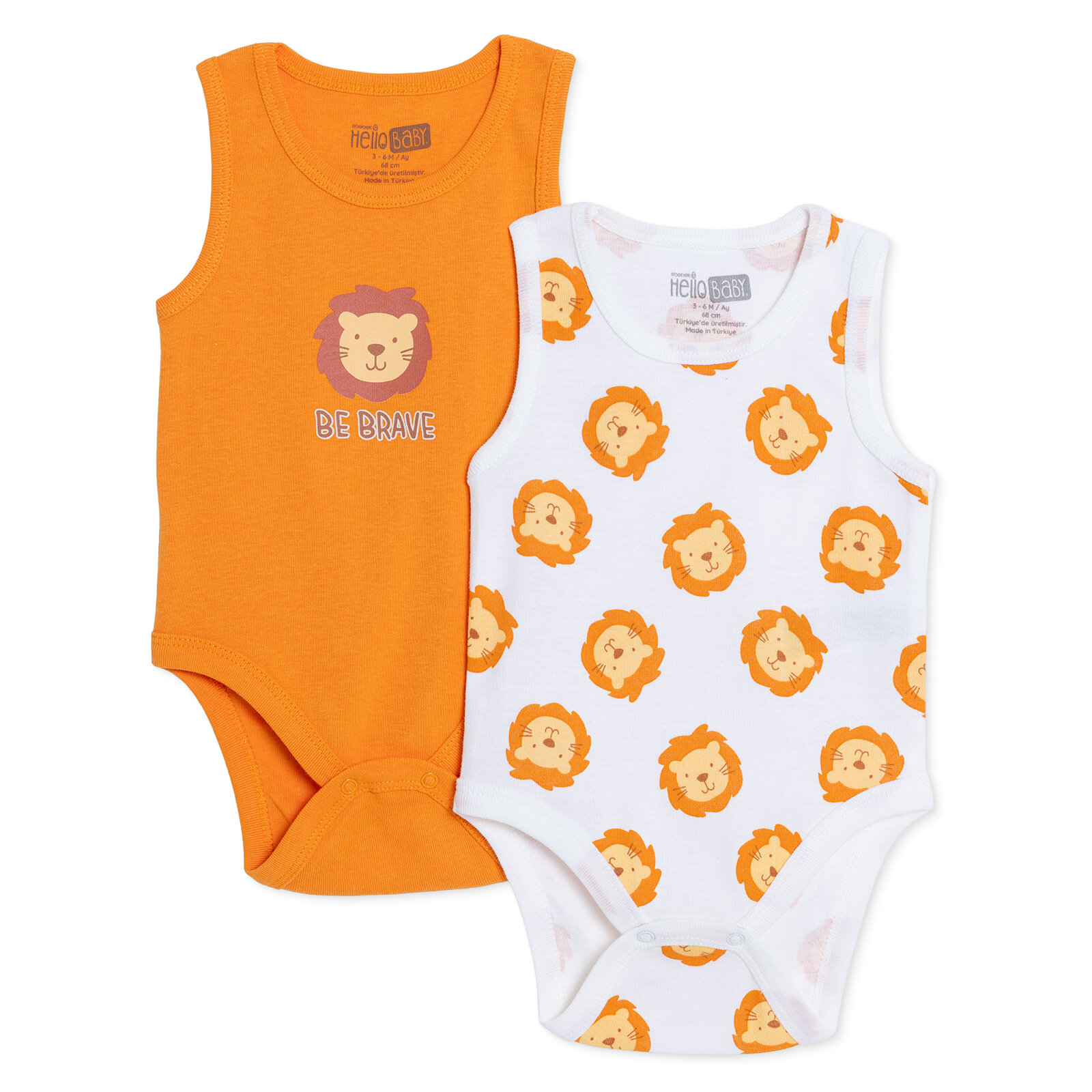 Erkek Bebek 2li Atlet Body Bisiklet Yaka Atlet Kol Erkek Bebek 2li Atlet Body Bisiklet Yaka Atlet Kol