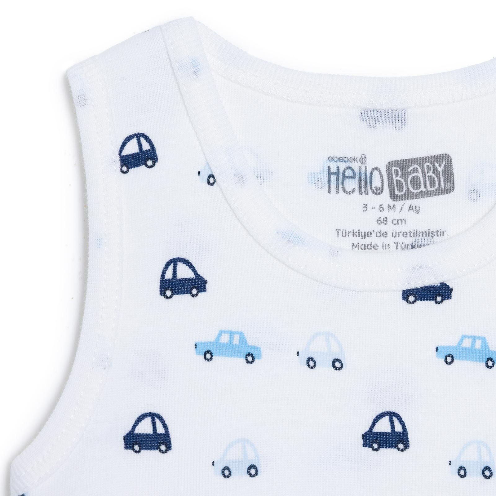 Erkek Bebek 2li Atlet Body Bisiklet Yaka Atlet Kol Erkek Bebek 2li Atlet Body Bisiklet Yaka Atlet Kol