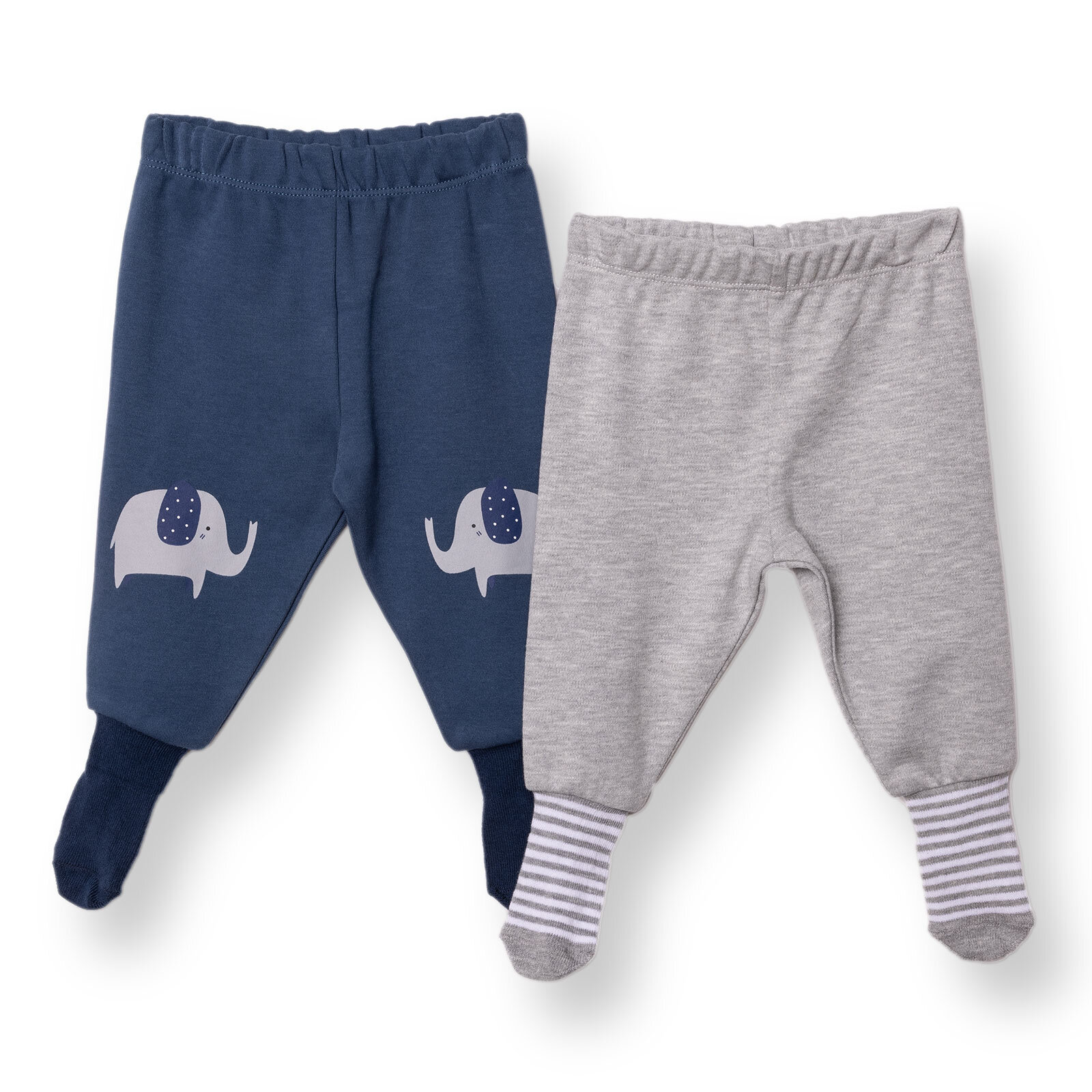 Erkek Bebek 2li Çoraplı Pantolon Çoraplı Erkek Bebek 2li Çoraplı Pantolon Çoraplı