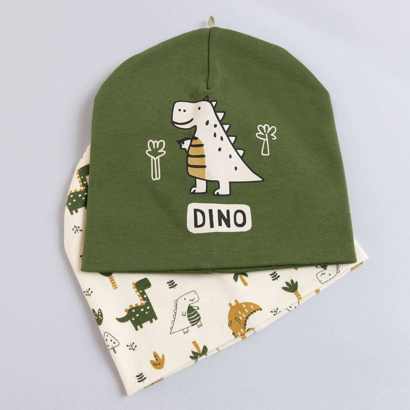 Erkek Bebek 2li Örme Bere İnterlok