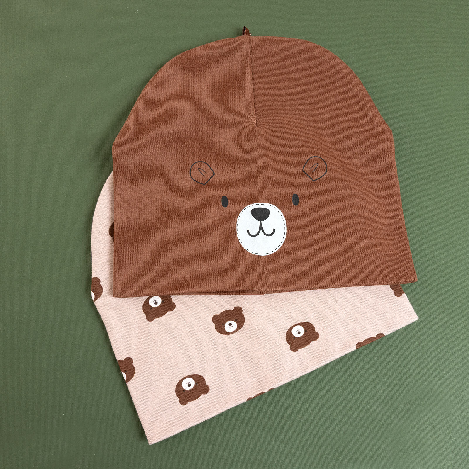 Erkek Bebek 2li Örme Bere Erkek Bebek 2li Örme Bere