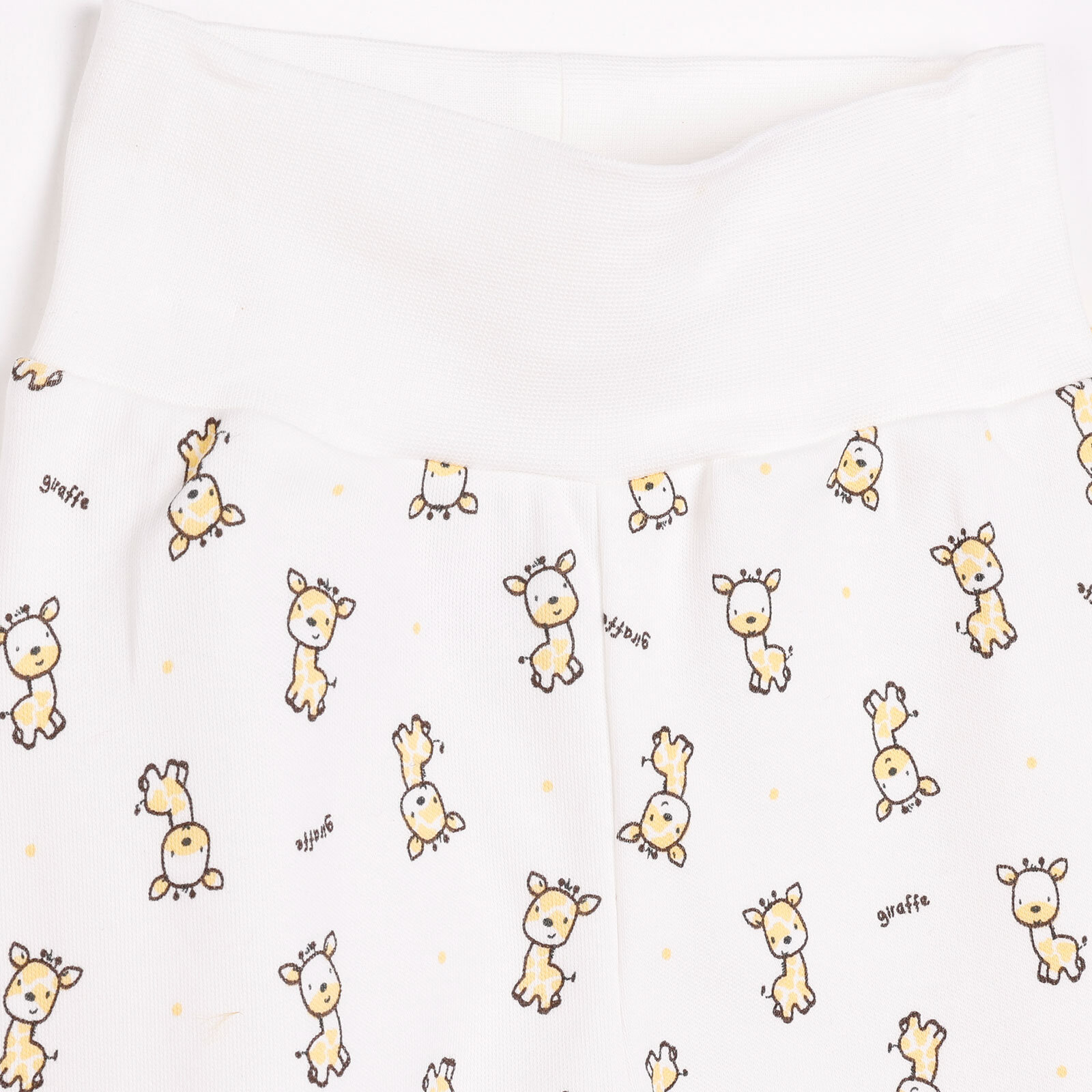 Yenidoğan Geniş Bel Zürafa Desenli 2li Patikli Alt Erkek Bebek Yenidoğan Geniş Bel Zürafa Desenli 2li Patikli Alt Erkek Bebek