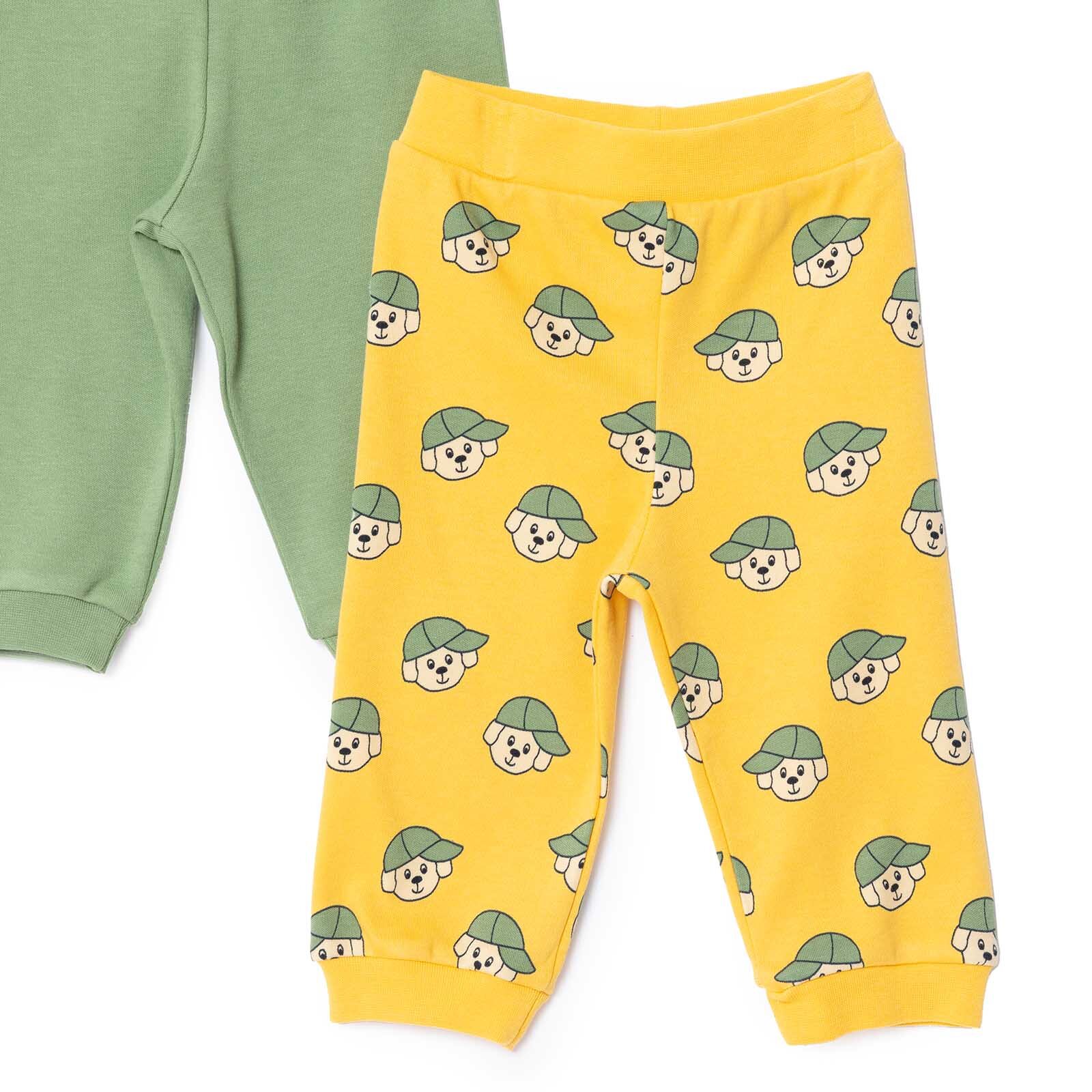 Erkek Bebek 2li Patiksiz Alt Ribanalı Paça