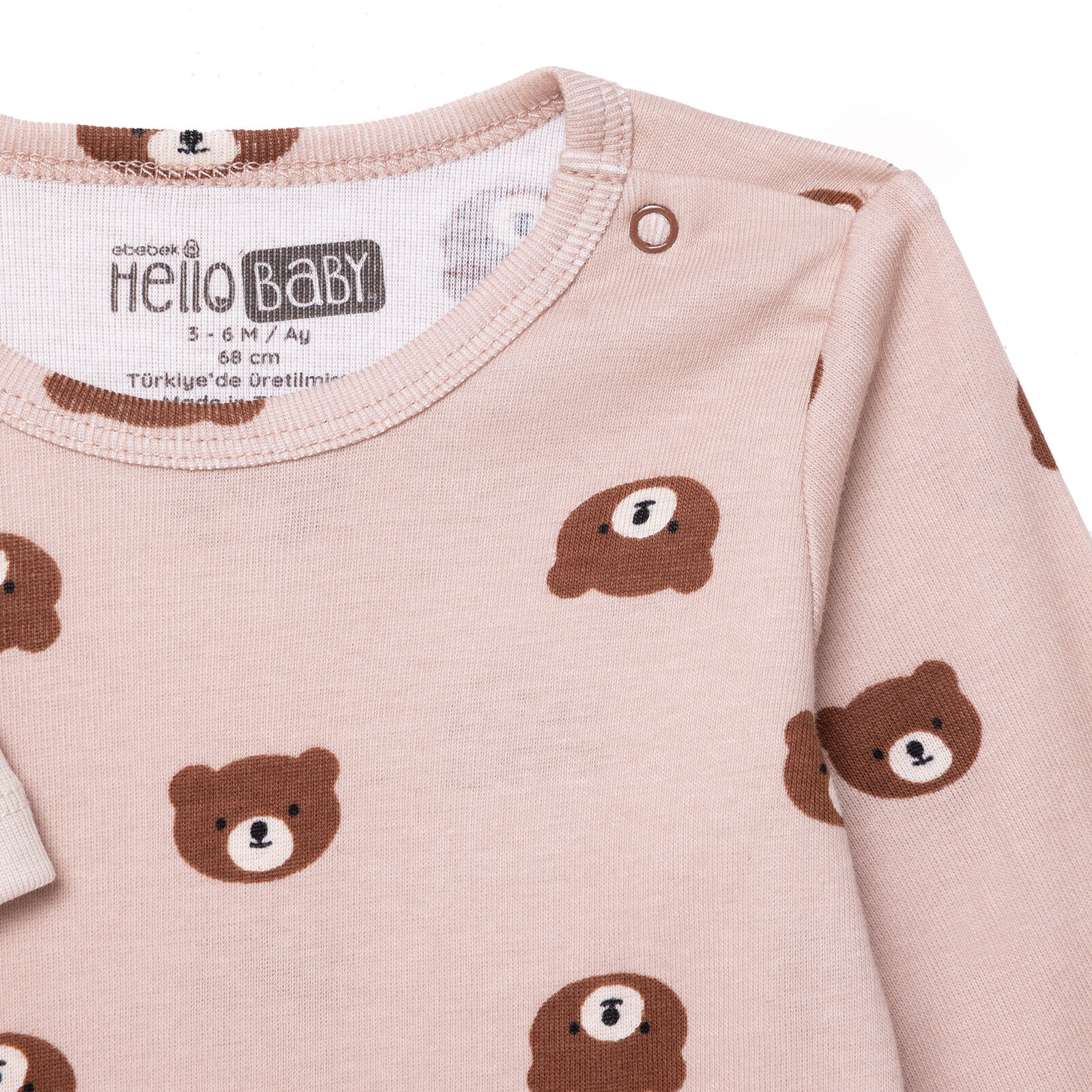 Erkek Bebek 2li Uzun Kol Body Çıtçıtlı Yaka Erkek Bebek 2li Uzun Kol Body Çıtçıtlı Yaka