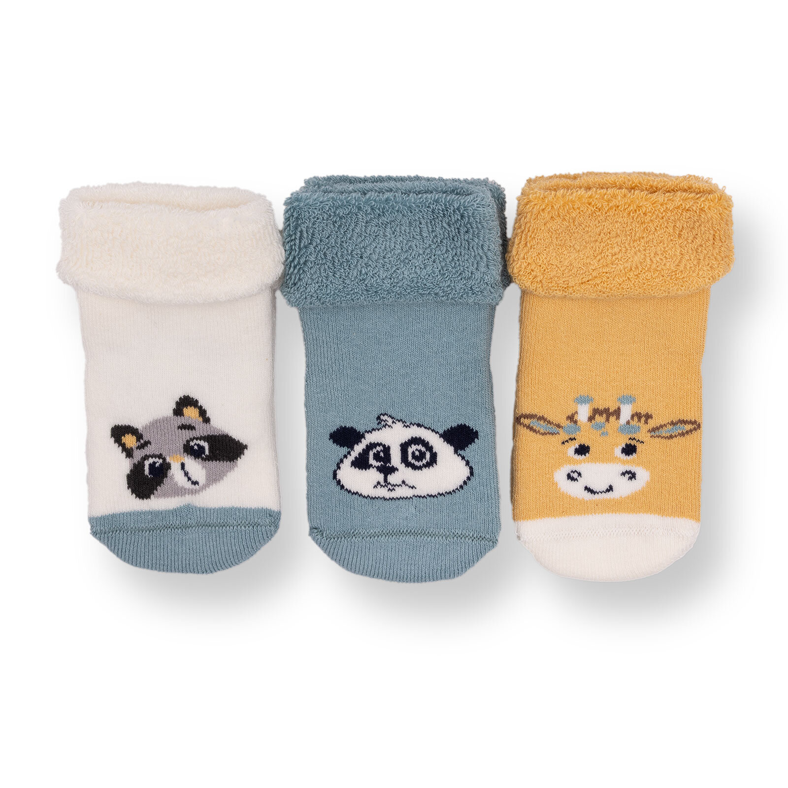 Erkek Bebek 3lü Havlu Çorap