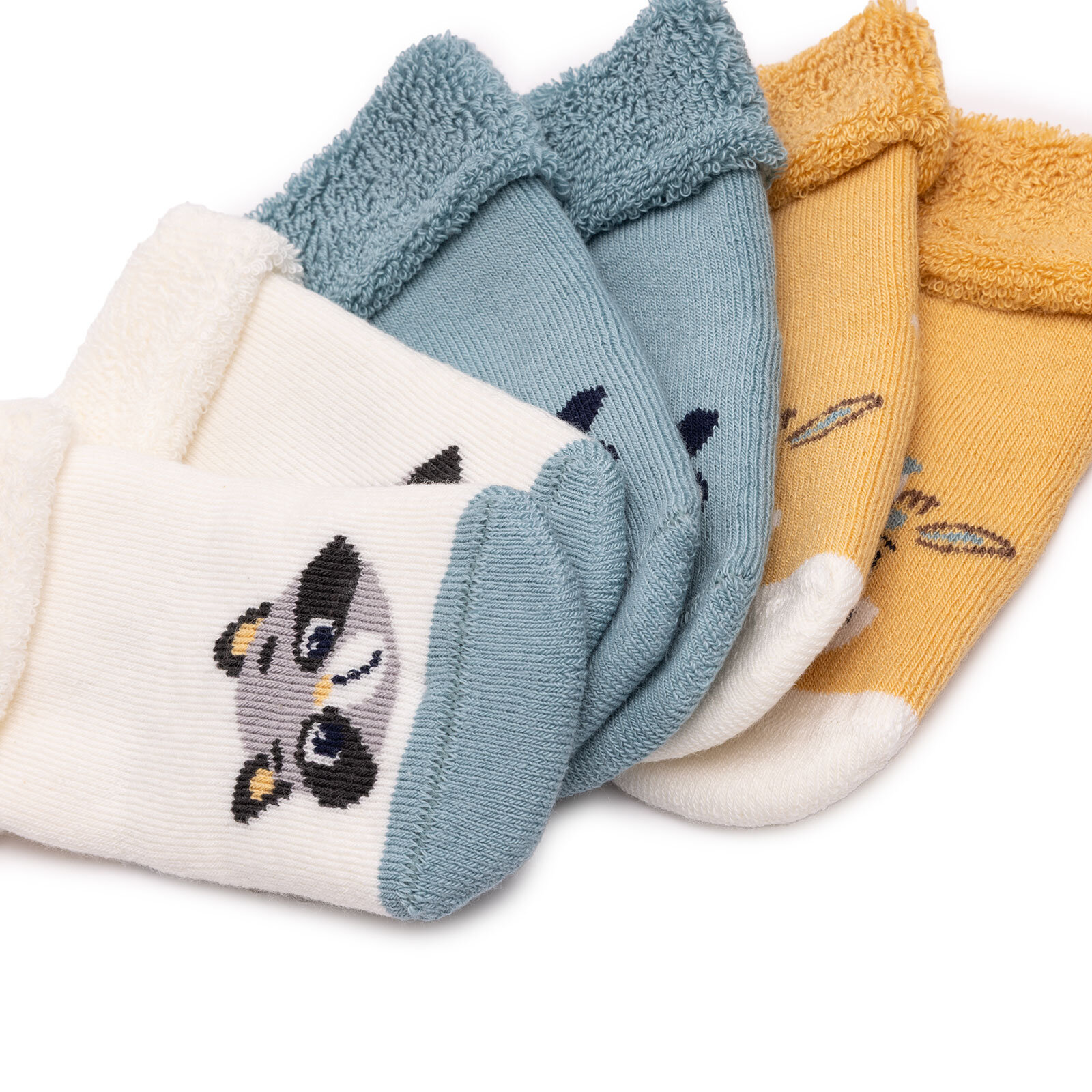 Erkek Bebek 3lü Havlu Çorap