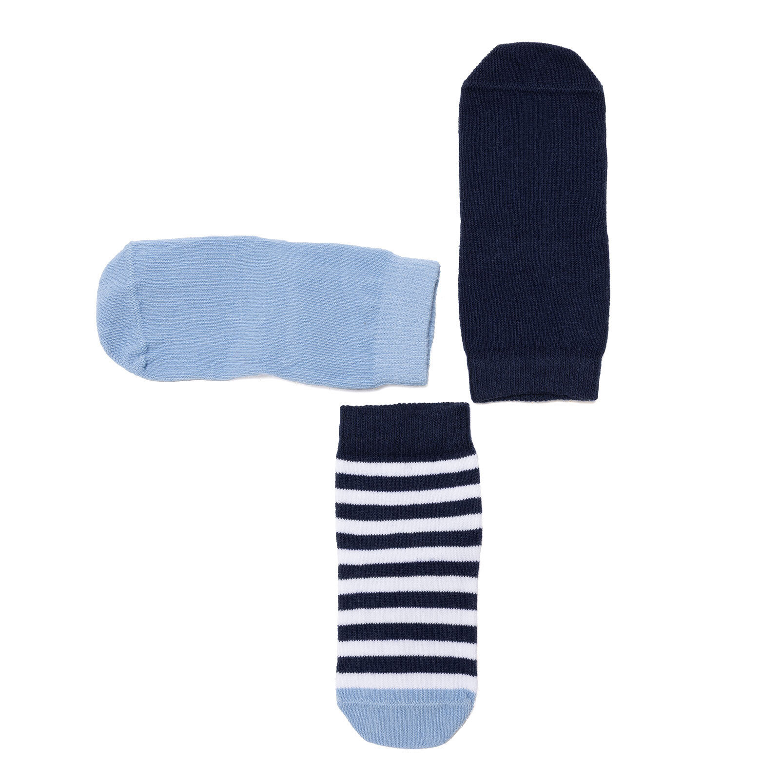 Erkek Bebek 3lü Kaydırmaz Çorap
