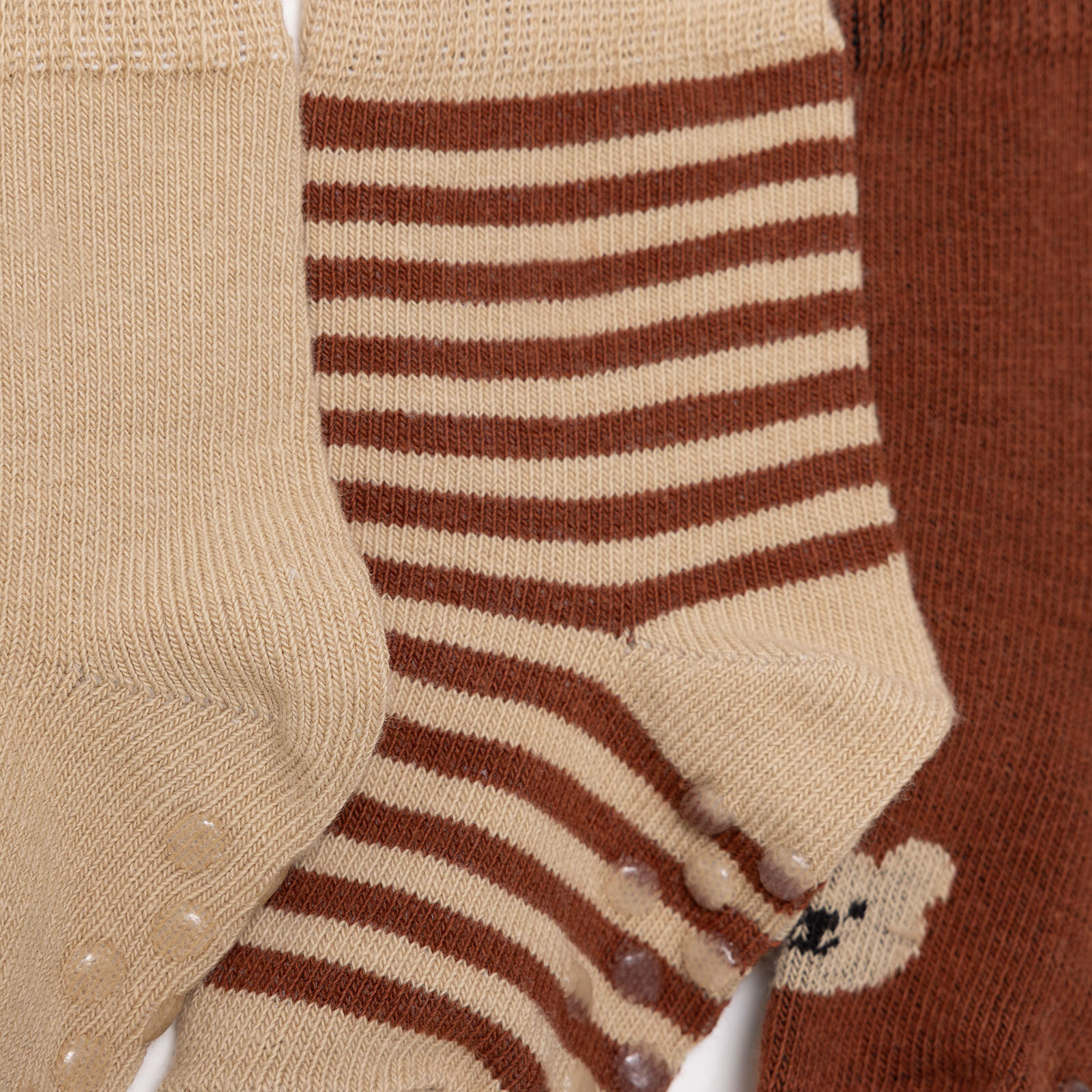 Erkek Bebek 3lü Kaydırmaz Çorap Erkek Bebek 3lü Kaydırmaz Çorap