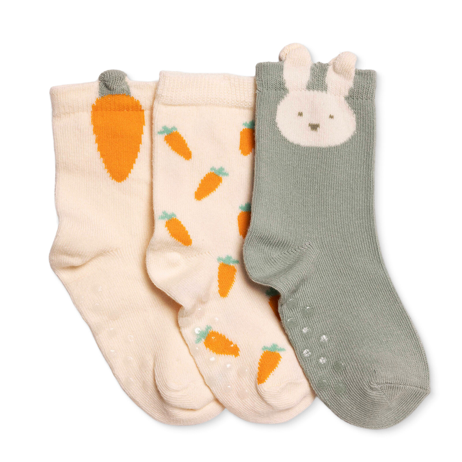 Erkek Bebek 3lü Kaydırmaz Çorap