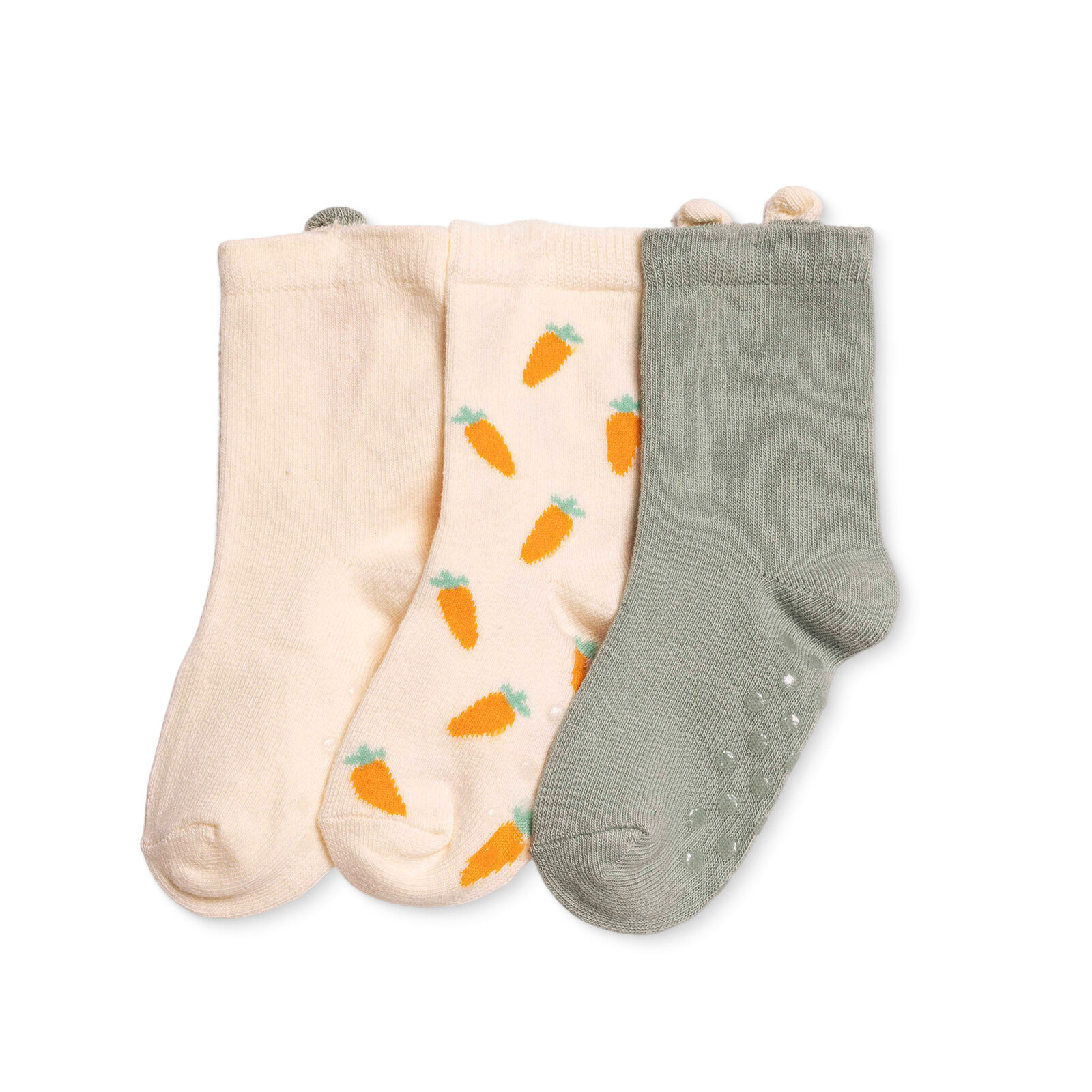 Erkek Bebek 3lü Kaydırmaz Çorap