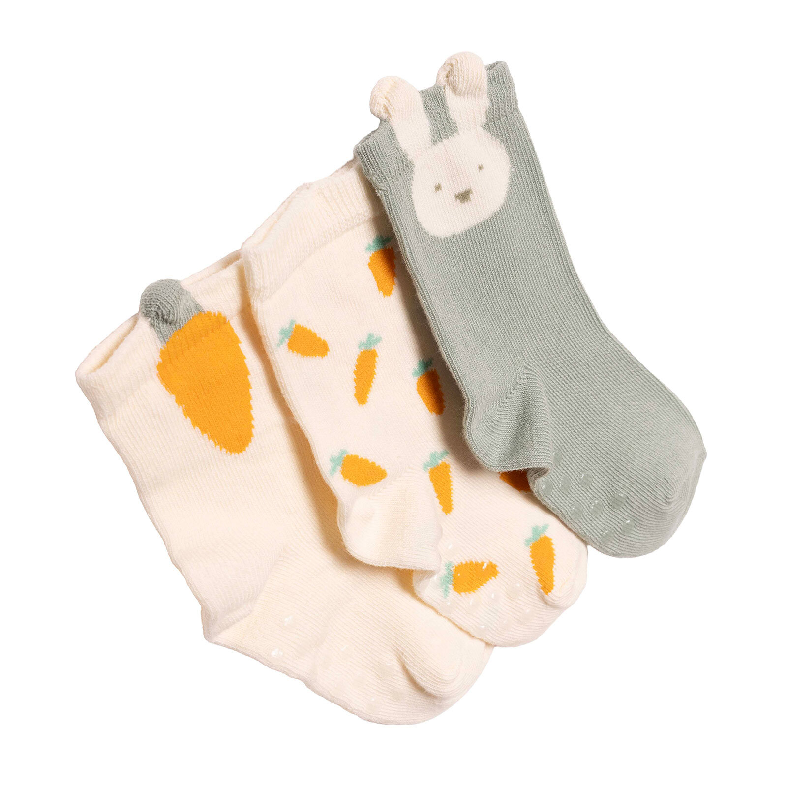 Erkek Bebek 3lü Kaydırmaz Çorap