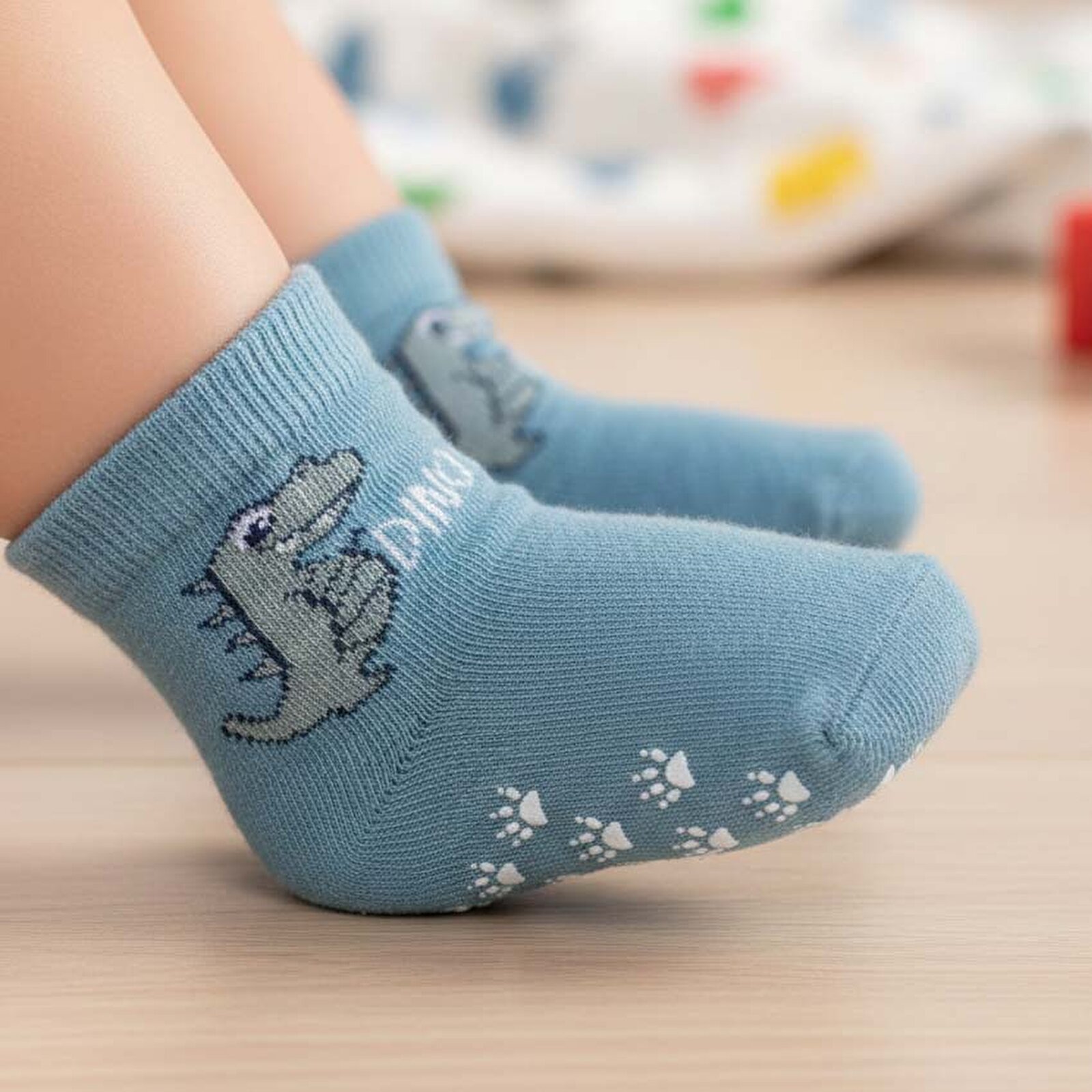 Erkek Bebek 3lü Kaydırmaz Çorap