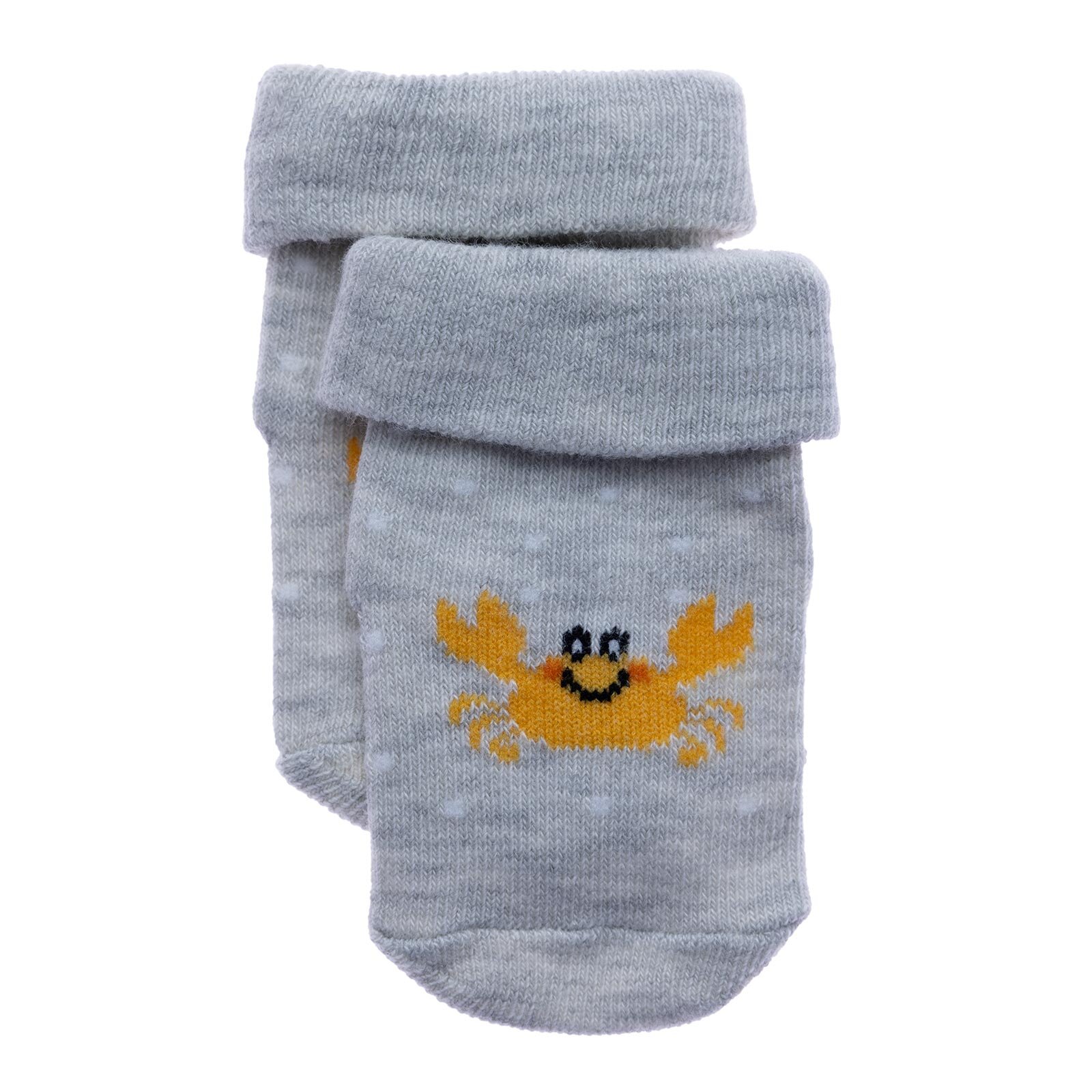 Erkek Bebek 3lü Kıvrık Çorap